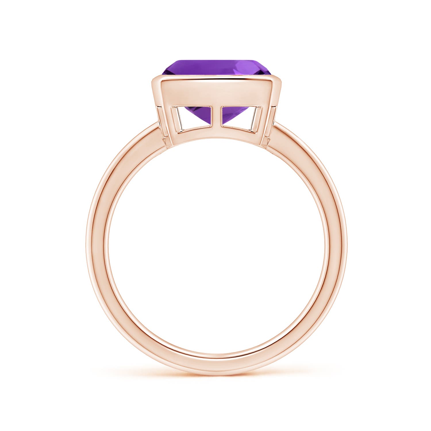 AAAA - Amethyst / 3.1 CT / 14 KT Rose Gold