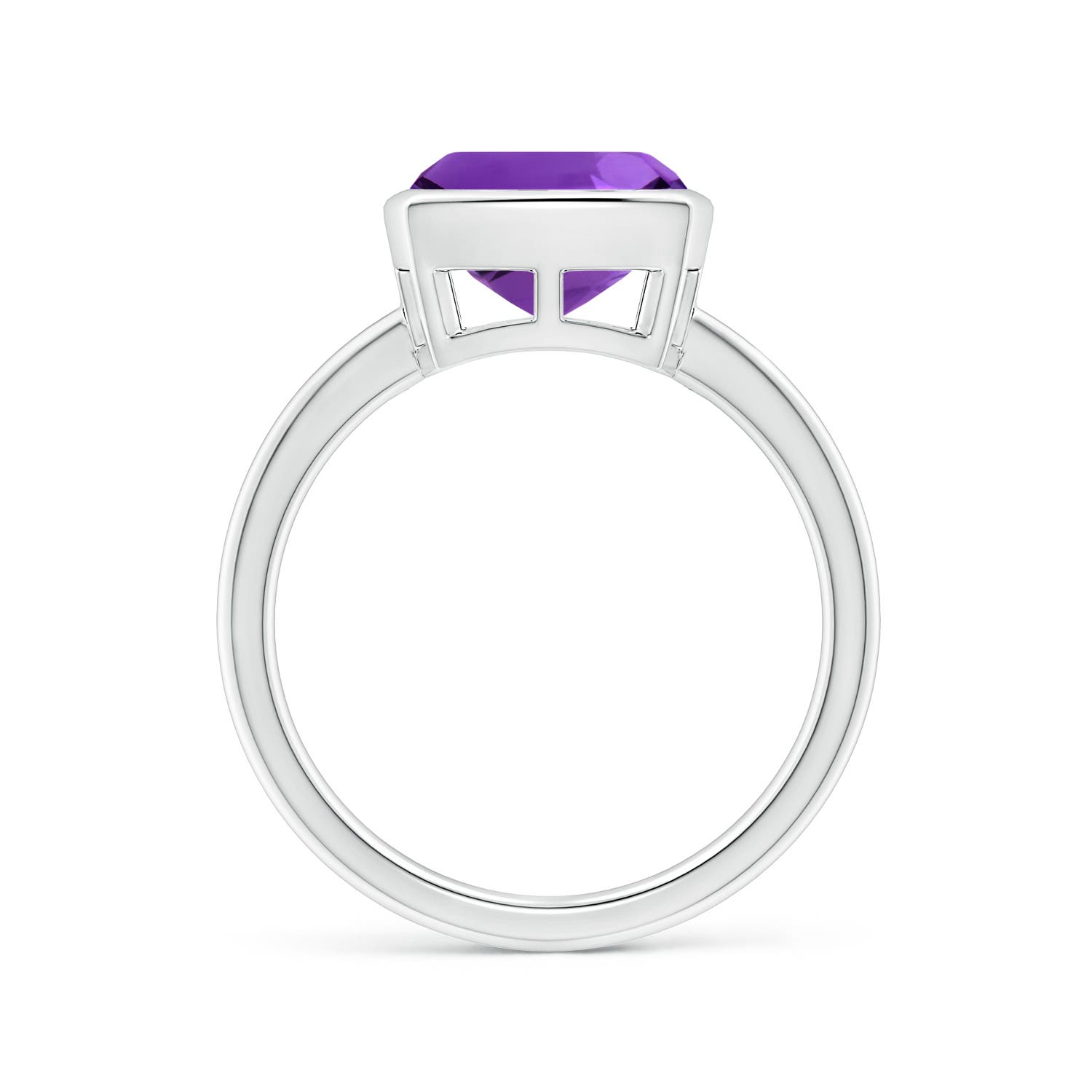 AAAA - Amethyst / 3.1 CT / 14 KT White Gold