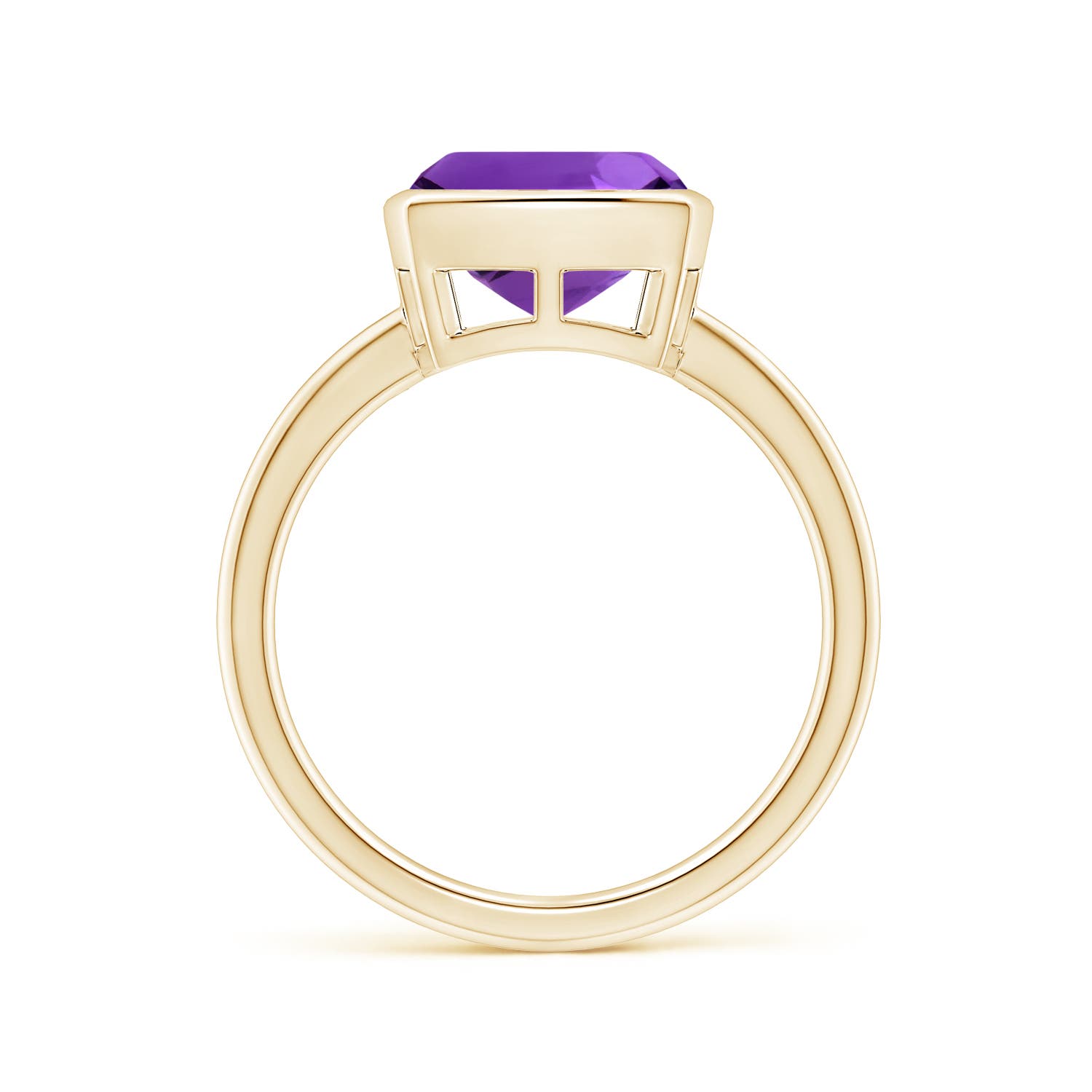 AAAA - Amethyst / 3.1 CT / 14 KT Yellow Gold