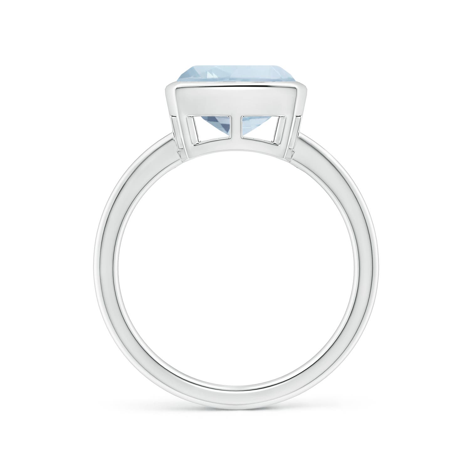 A - Aquamarine / 2.7 CT / 14 KT White Gold