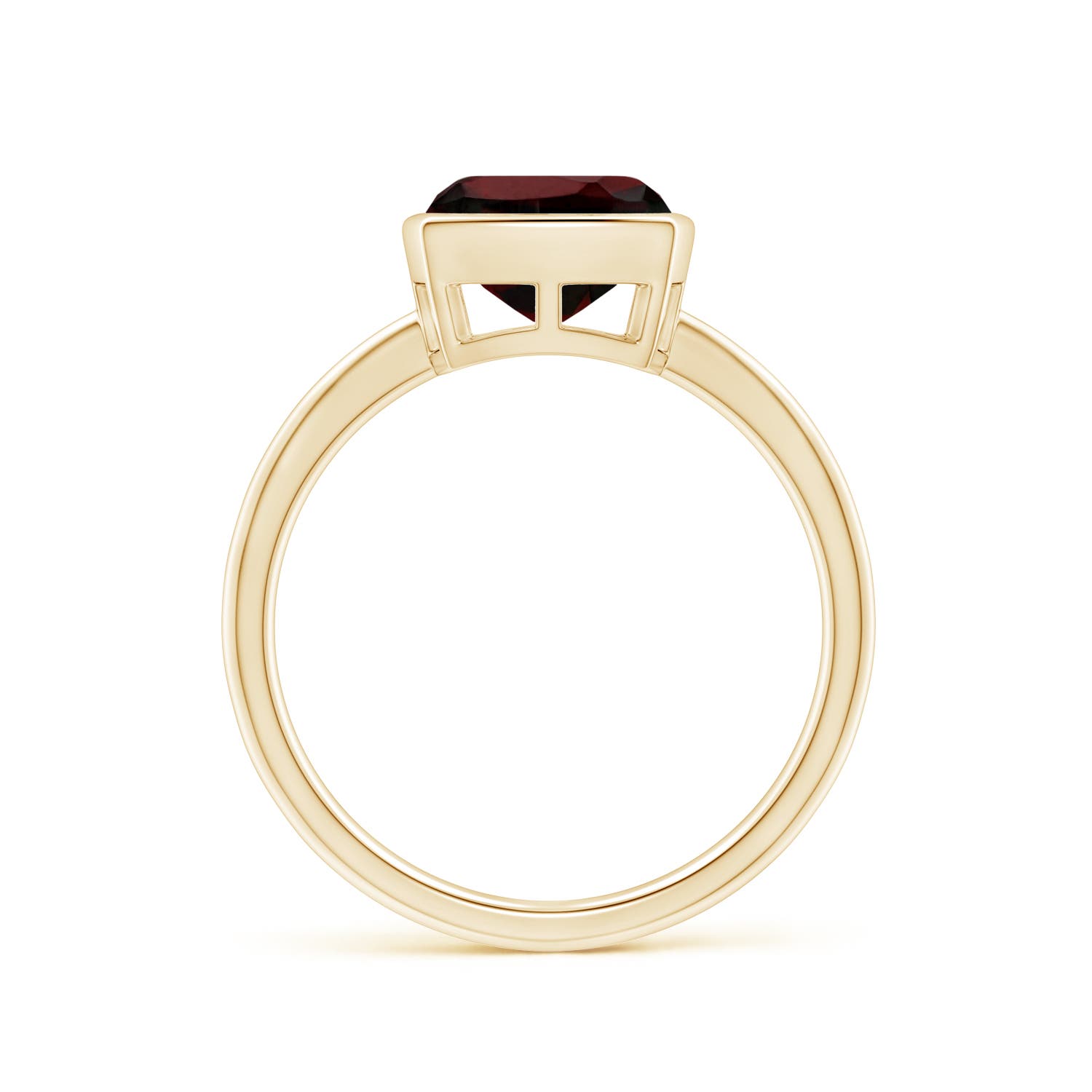 AA - Garnet / 2.5 CT / 14 KT Yellow Gold