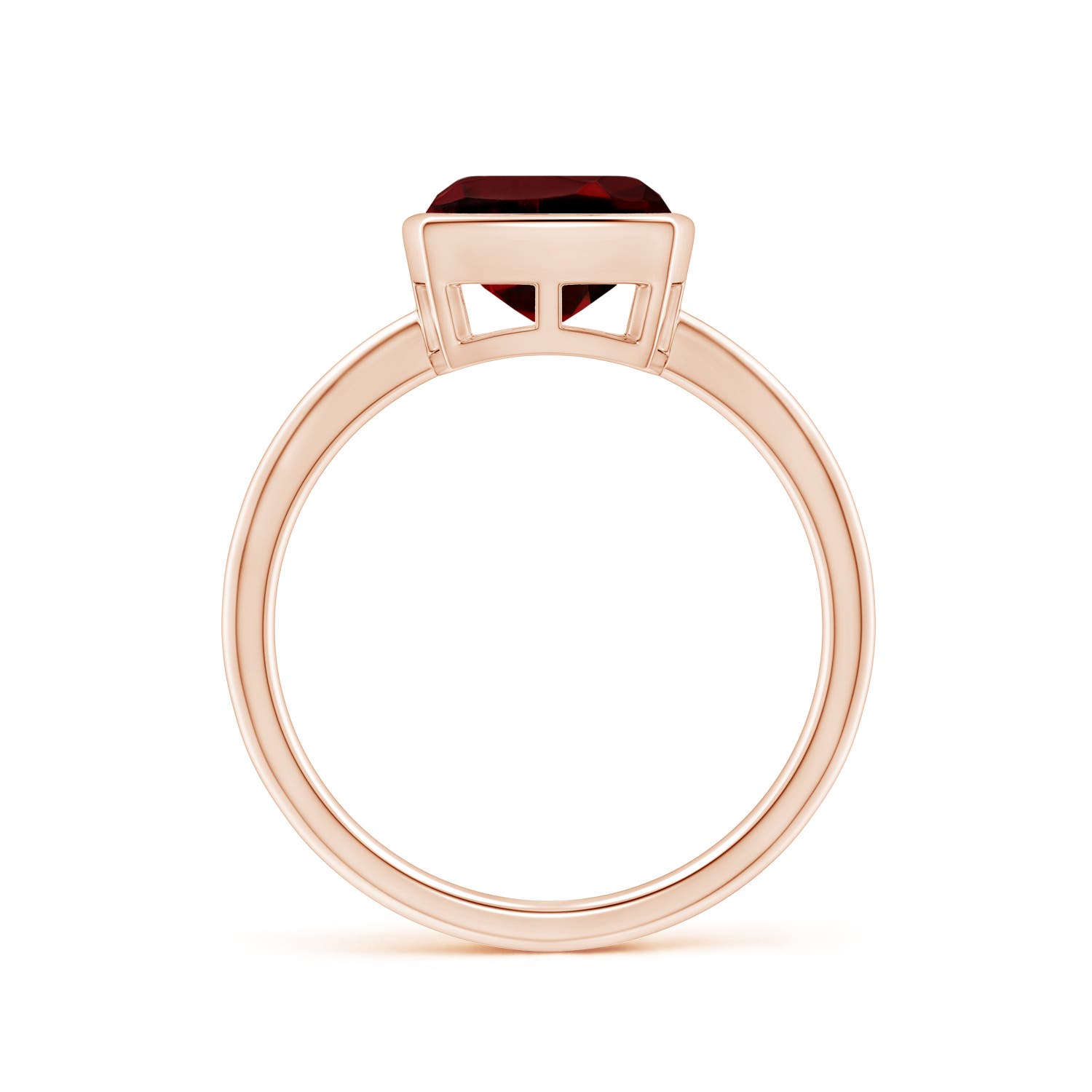 AAAA - Garnet / 2.5 CT / 14 KT Rose Gold