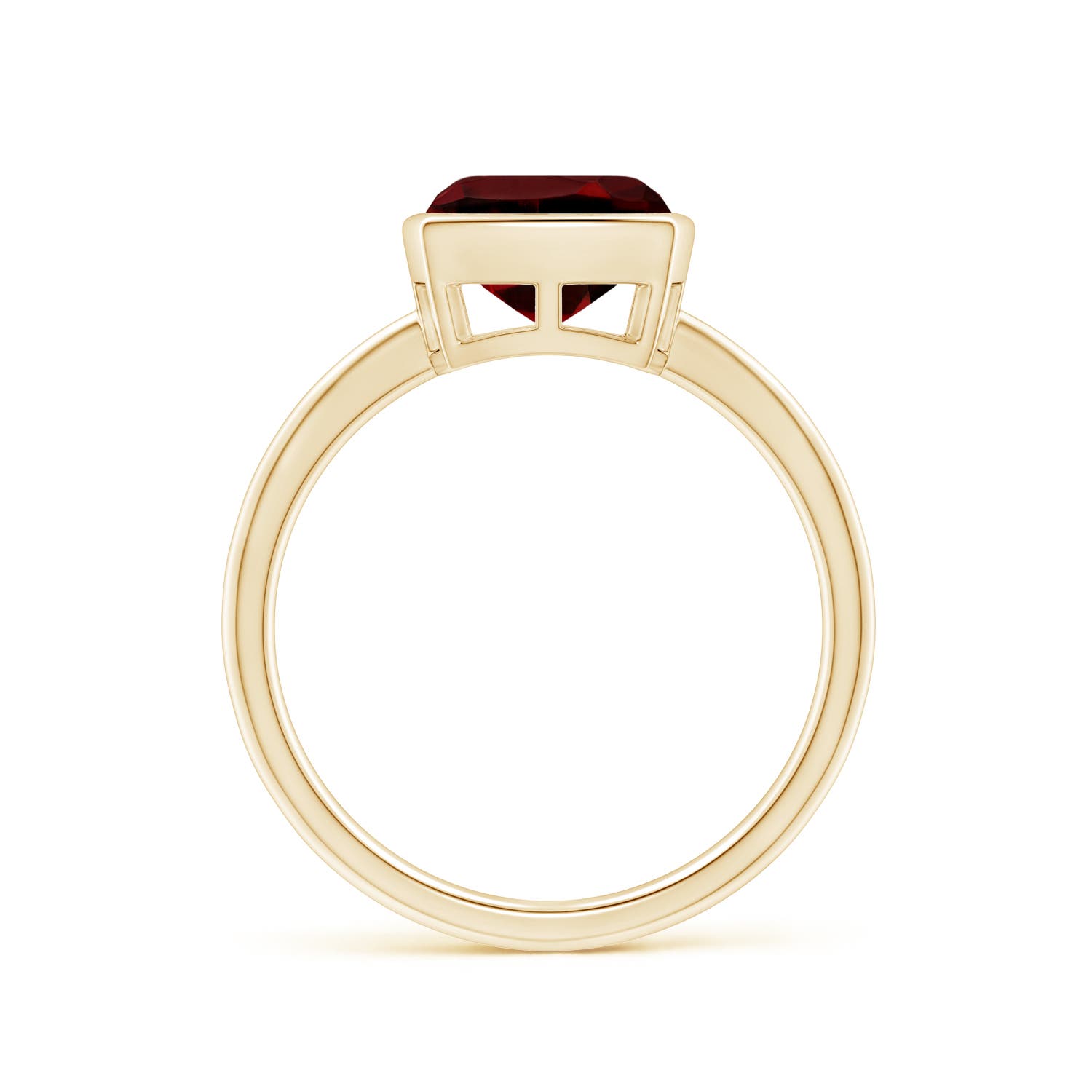 AAAA - Garnet / 2.5 CT / 14 KT Yellow Gold