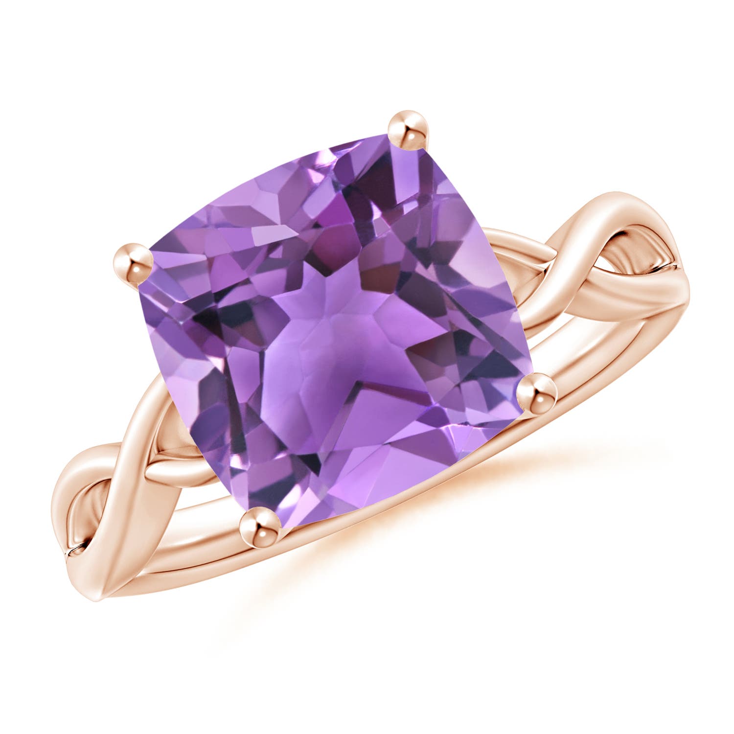 AA - Amethyst / 3.65 CT / 14 KT Rose Gold