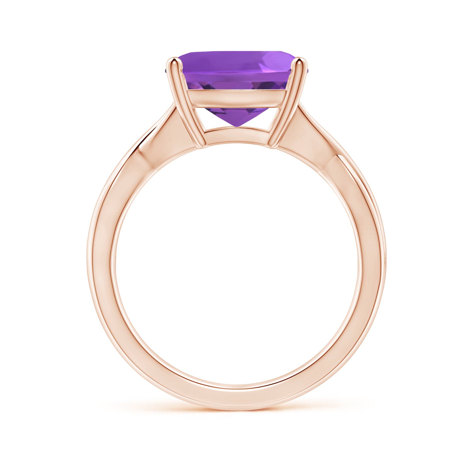 AAA - Amethyst / 3.65 CT / 14 KT Rose Gold