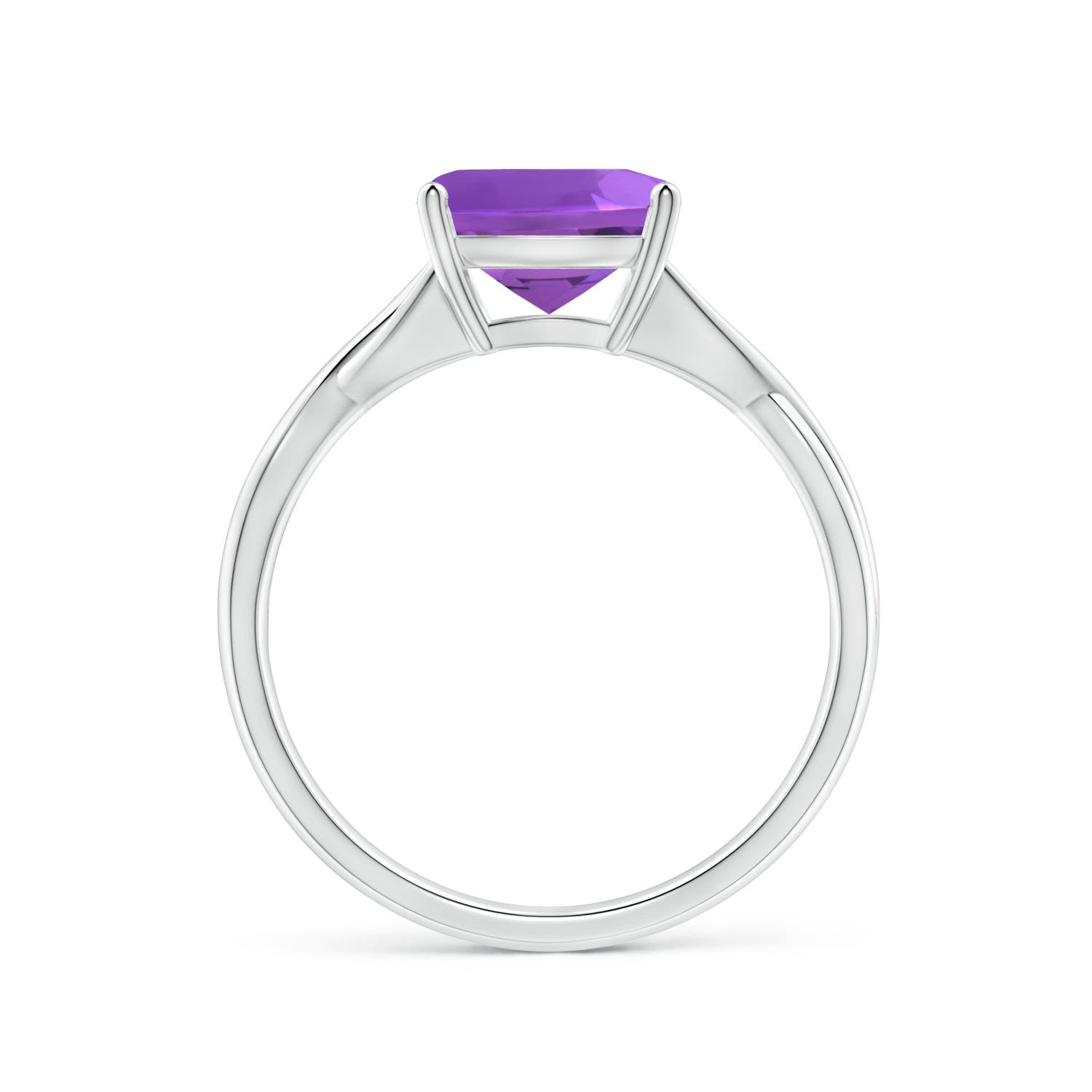 AAA - Amethyst / 2.2 CT / 14 KT White Gold