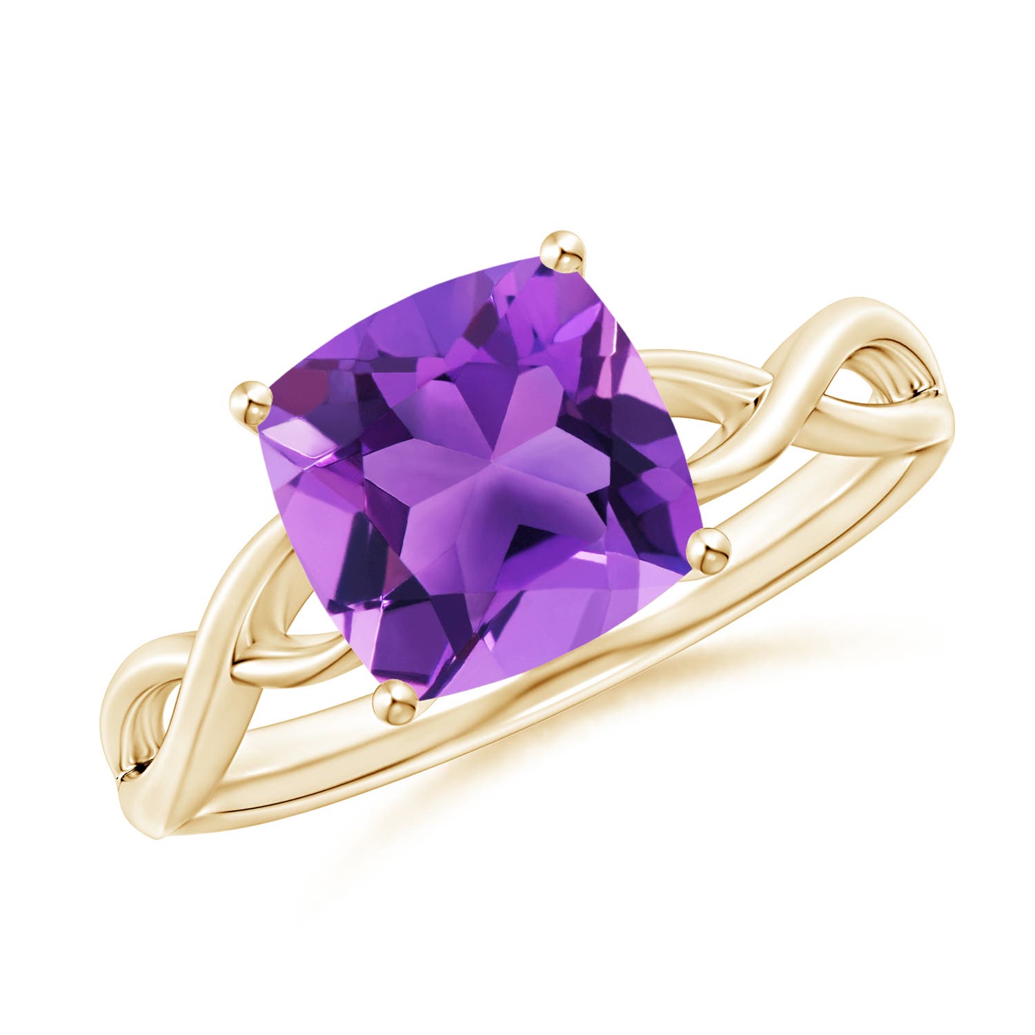 AAA - Amethyst / 2.2 CT / 14 KT Yellow Gold