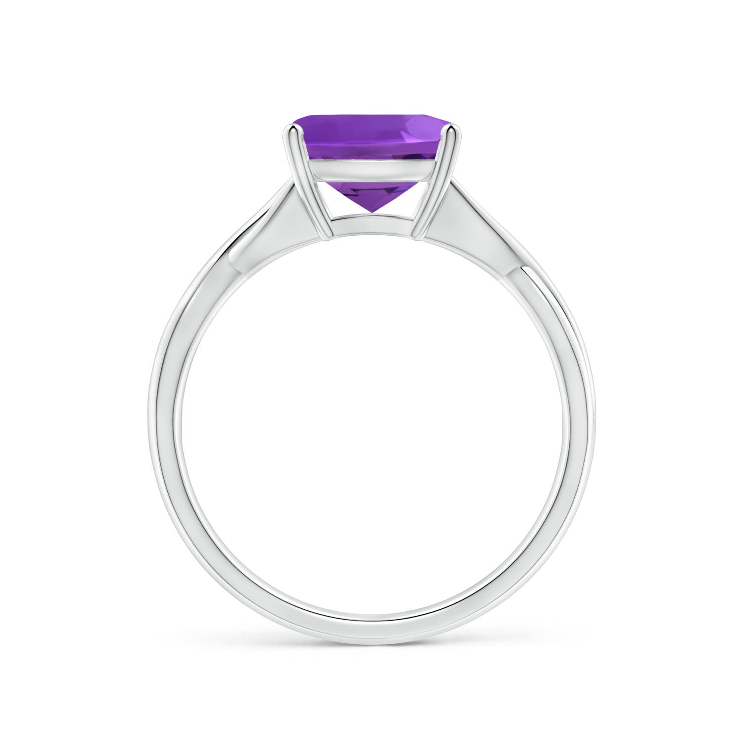 AAAA - Amethyst / 2.2 CT / 14 KT White Gold