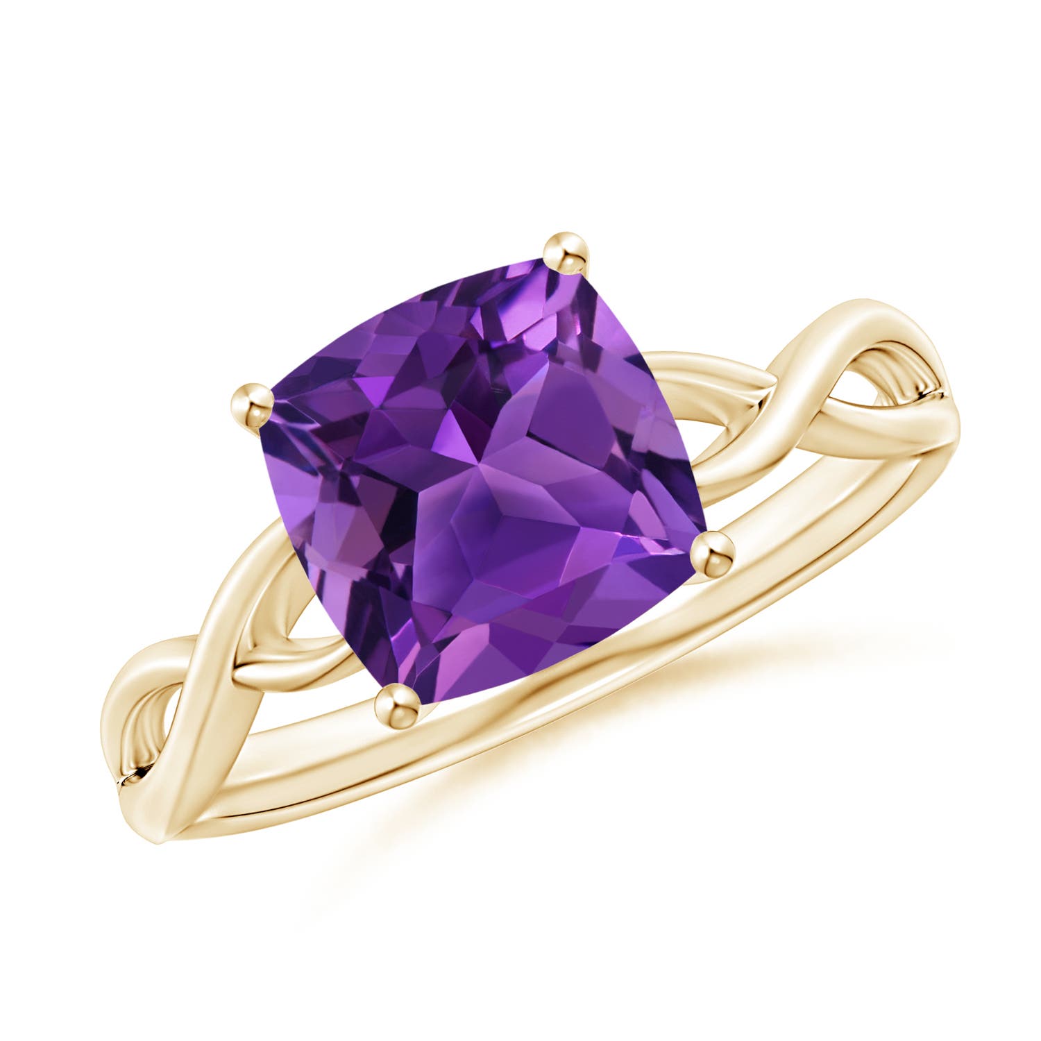 AAAA - Amethyst / 2.2 CT / 14 KT Yellow Gold