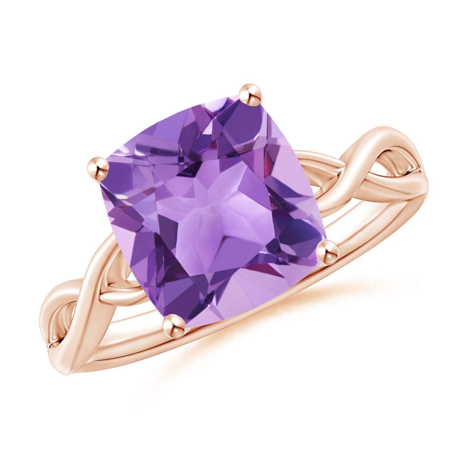 A - Amethyst / 3.1 CT / 14 KT Rose Gold