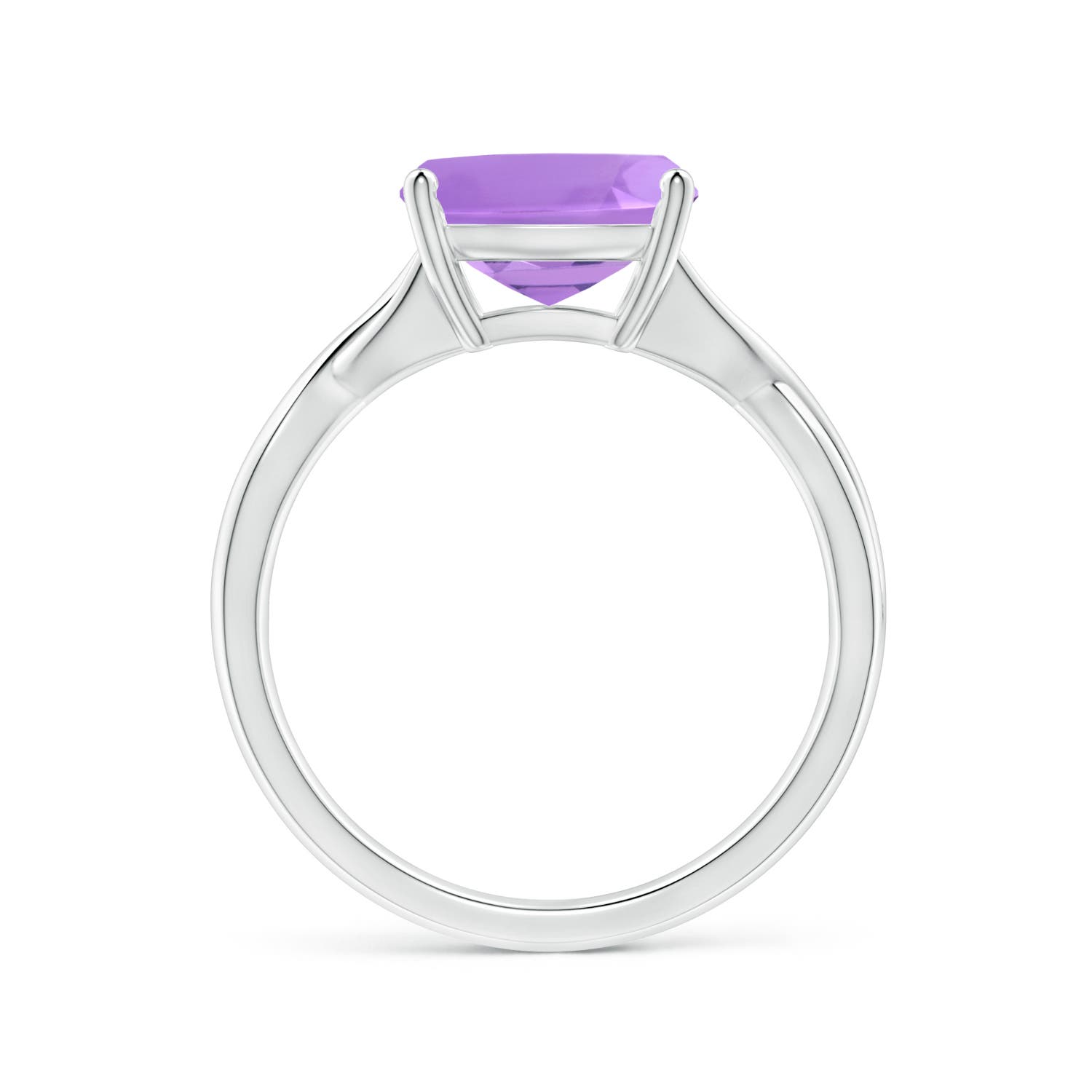 A - Amethyst / 3.1 CT / 14 KT White Gold