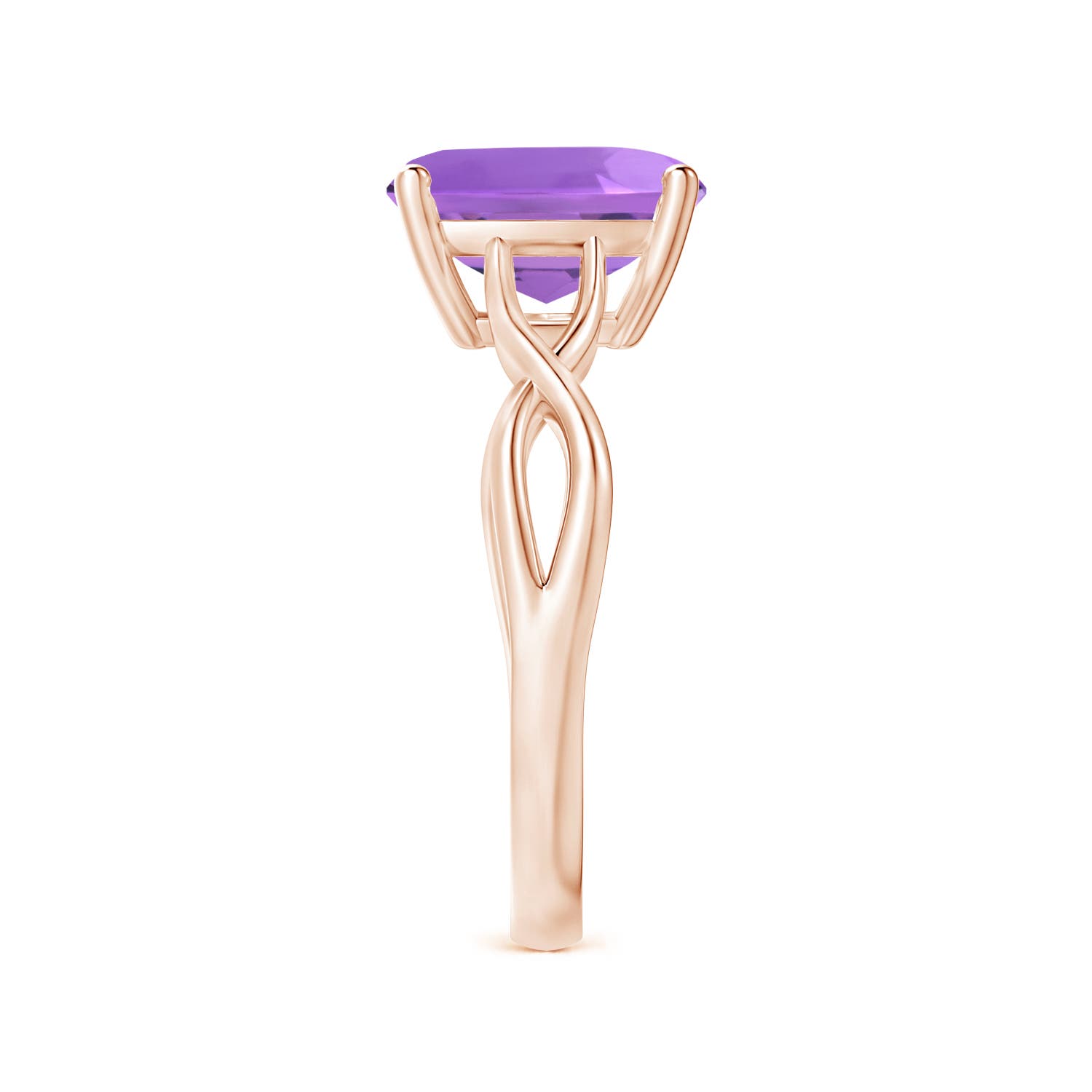 AA - Amethyst / 3.1 CT / 14 KT Rose Gold