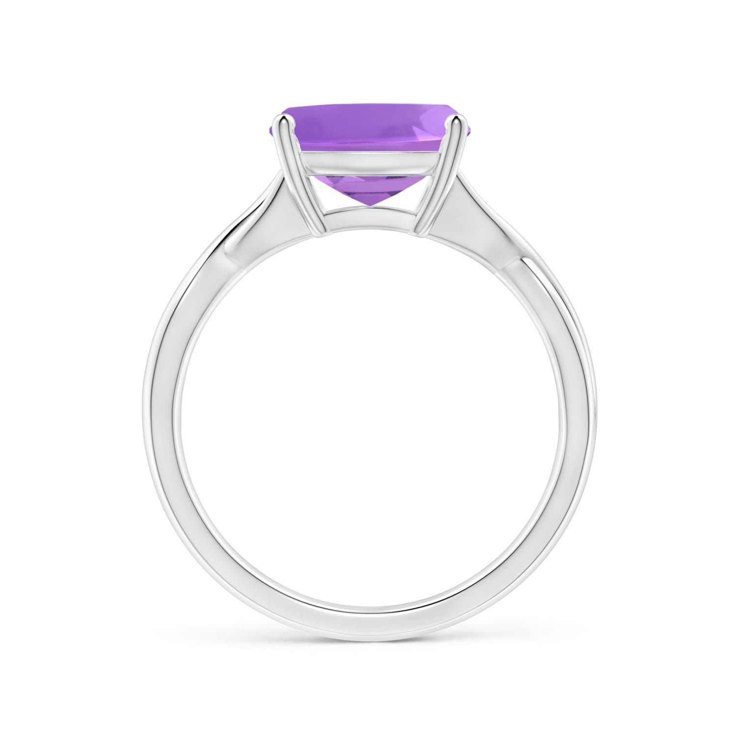 AA - Amethyst / 3.1 CT / 14 KT White Gold