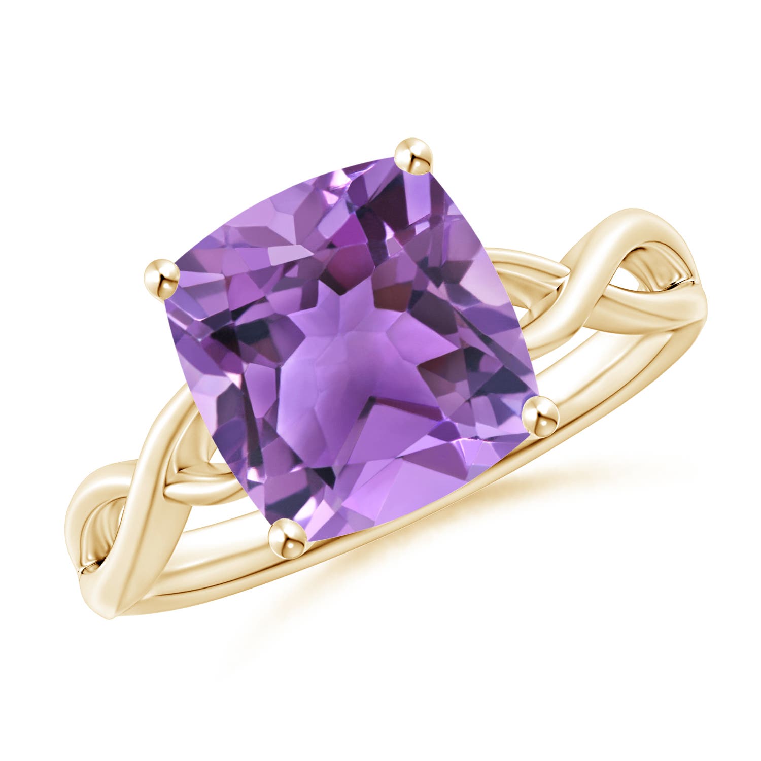 AA - Amethyst / 3.1 CT / 14 KT Yellow Gold