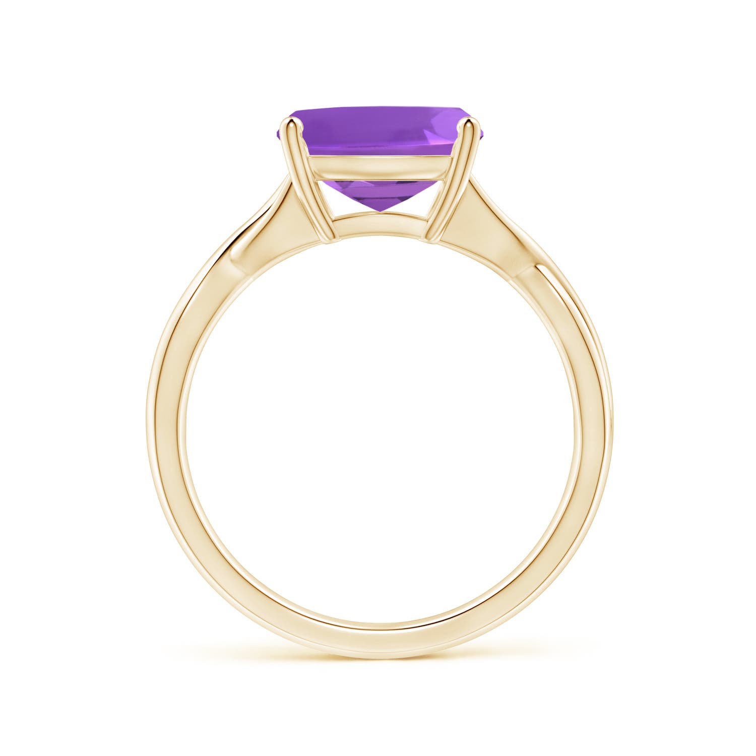 AAA - Amethyst / 3.1 CT / 14 KT Yellow Gold