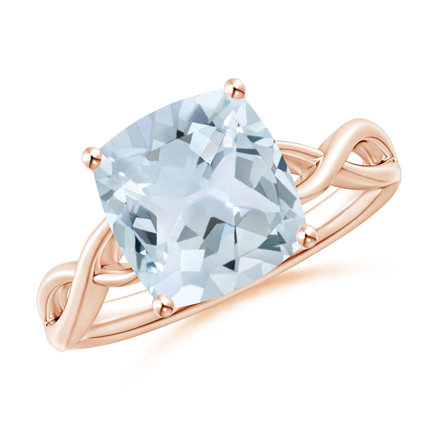 A - Aquamarine / 2.7 CT / 14 KT Rose Gold