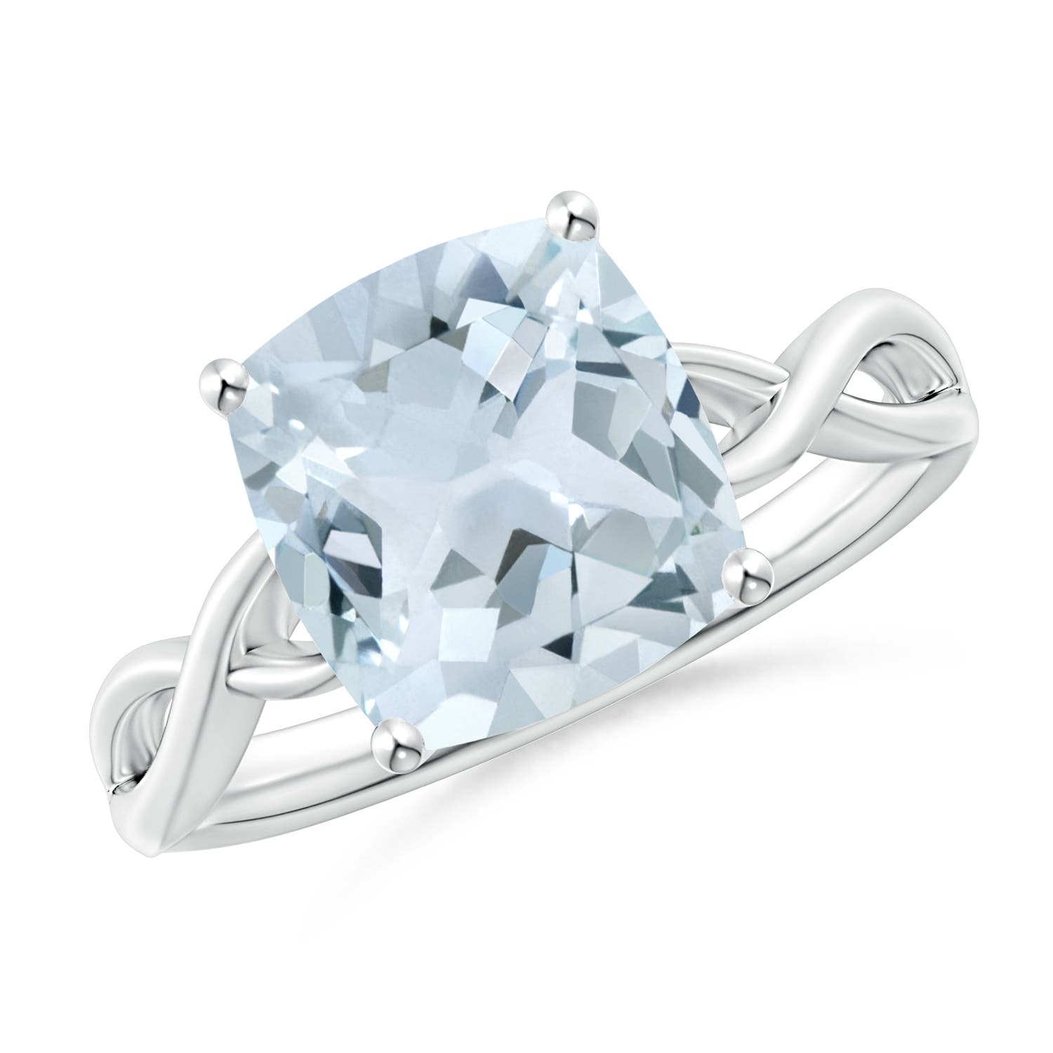 A - Aquamarine / 2.7 CT / 14 KT White Gold