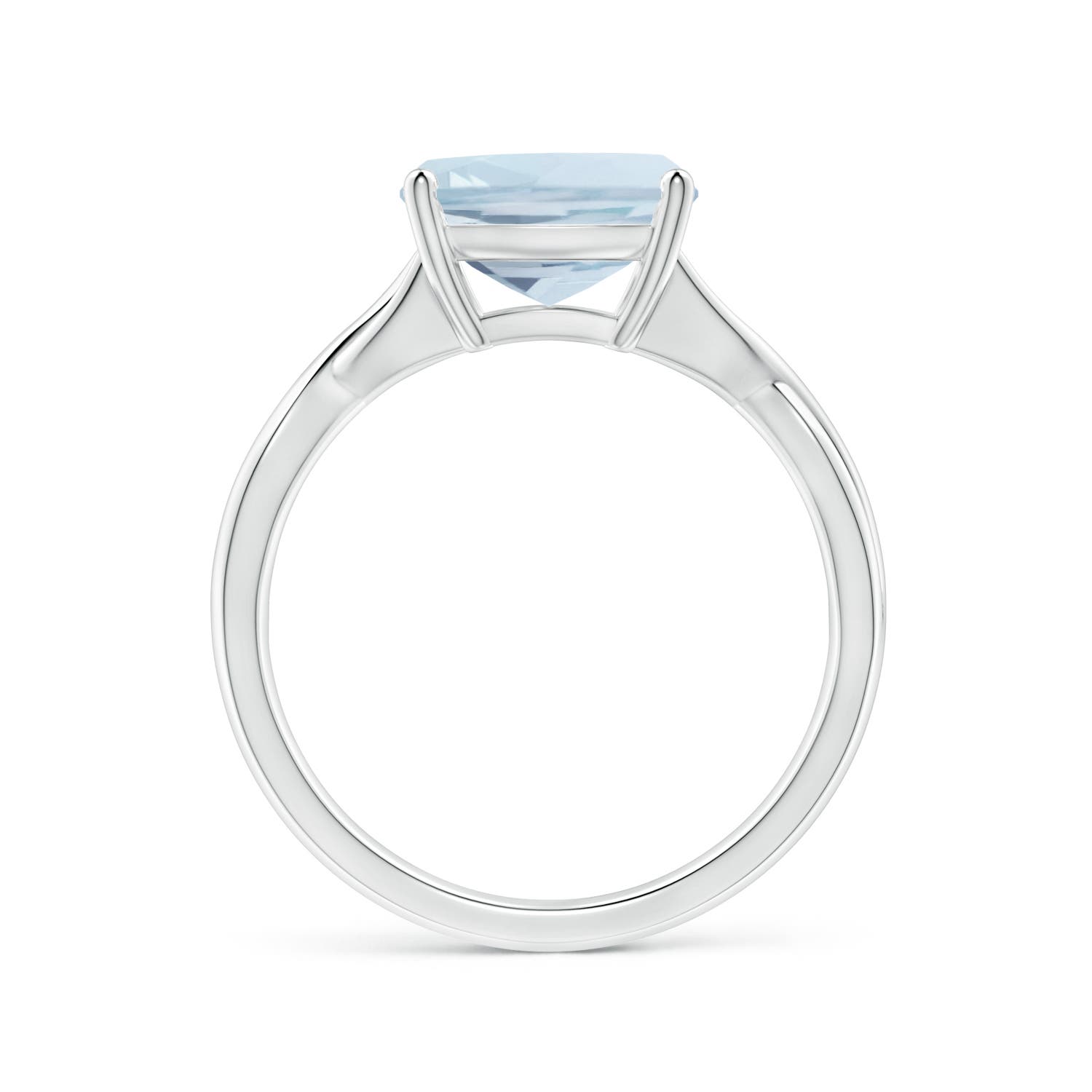 A - Aquamarine / 2.7 CT / 14 KT White Gold