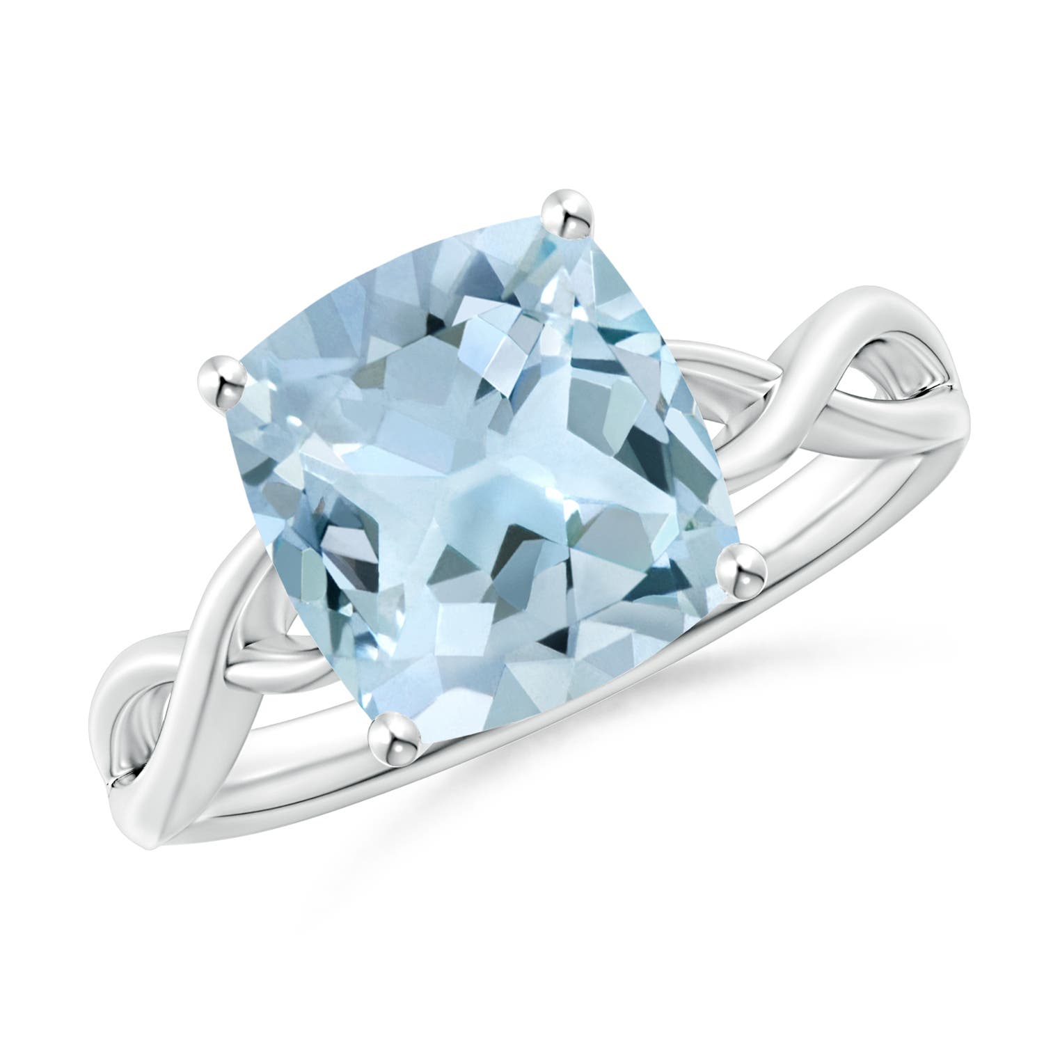 AA - Aquamarine / 2.7 CT / 14 KT White Gold