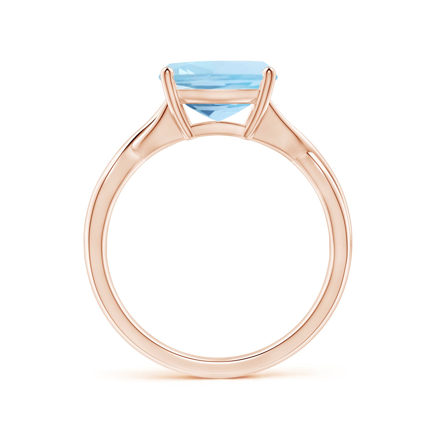 AAA - Aquamarine / 2.7 CT / 14 KT Rose Gold