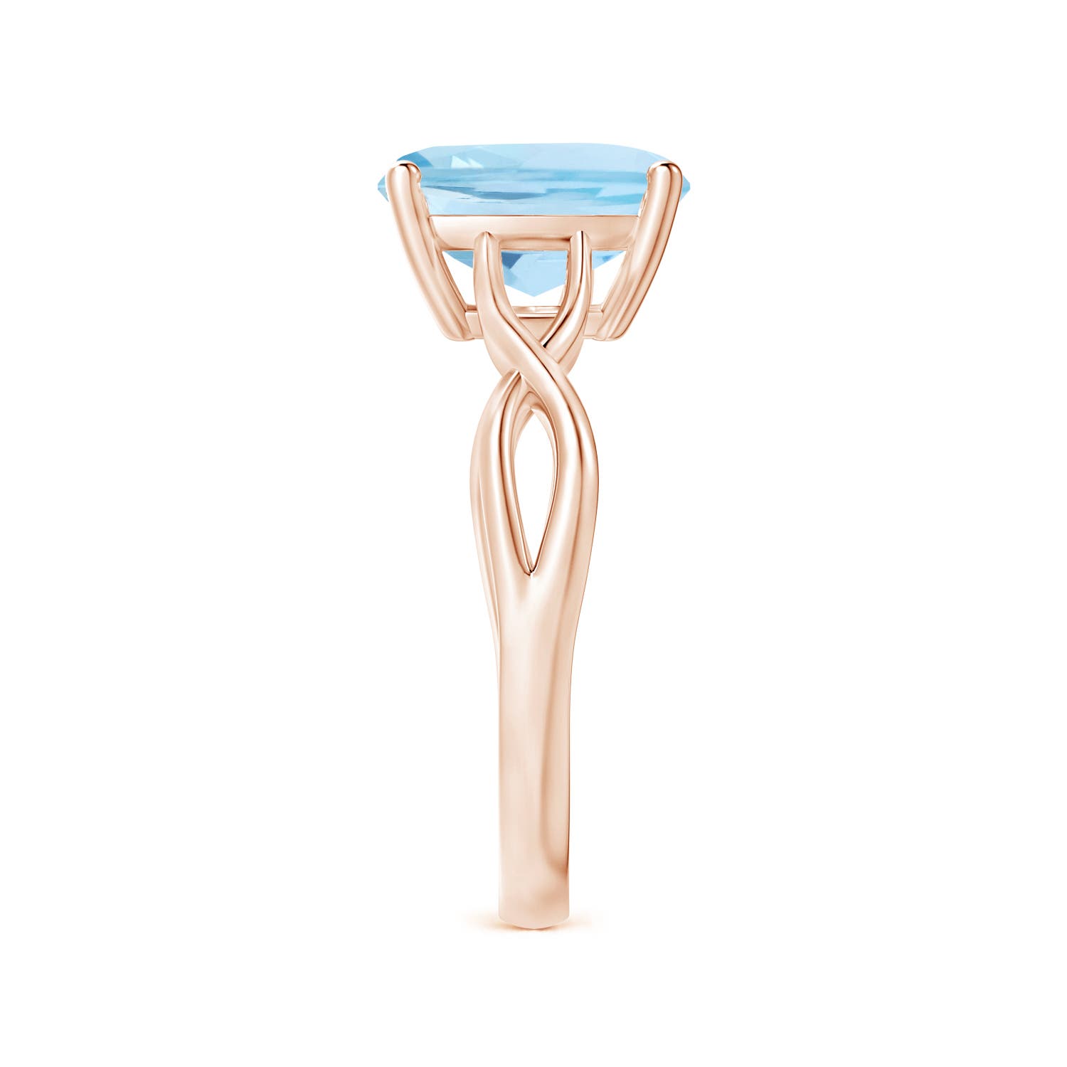 AAA - Aquamarine / 2.7 CT / 14 KT Rose Gold