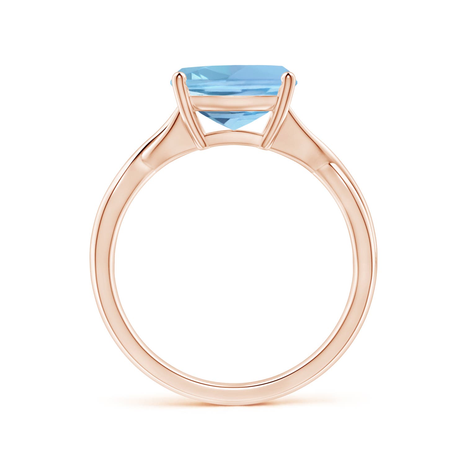 AAAA - Aquamarine / 2.7 CT / 14 KT Rose Gold