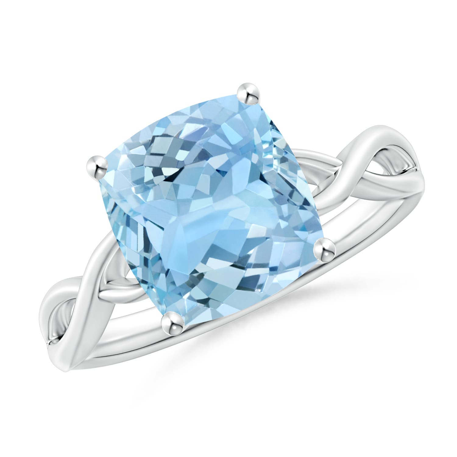 AAAA - Aquamarine / 2.7 CT / 14 KT White Gold