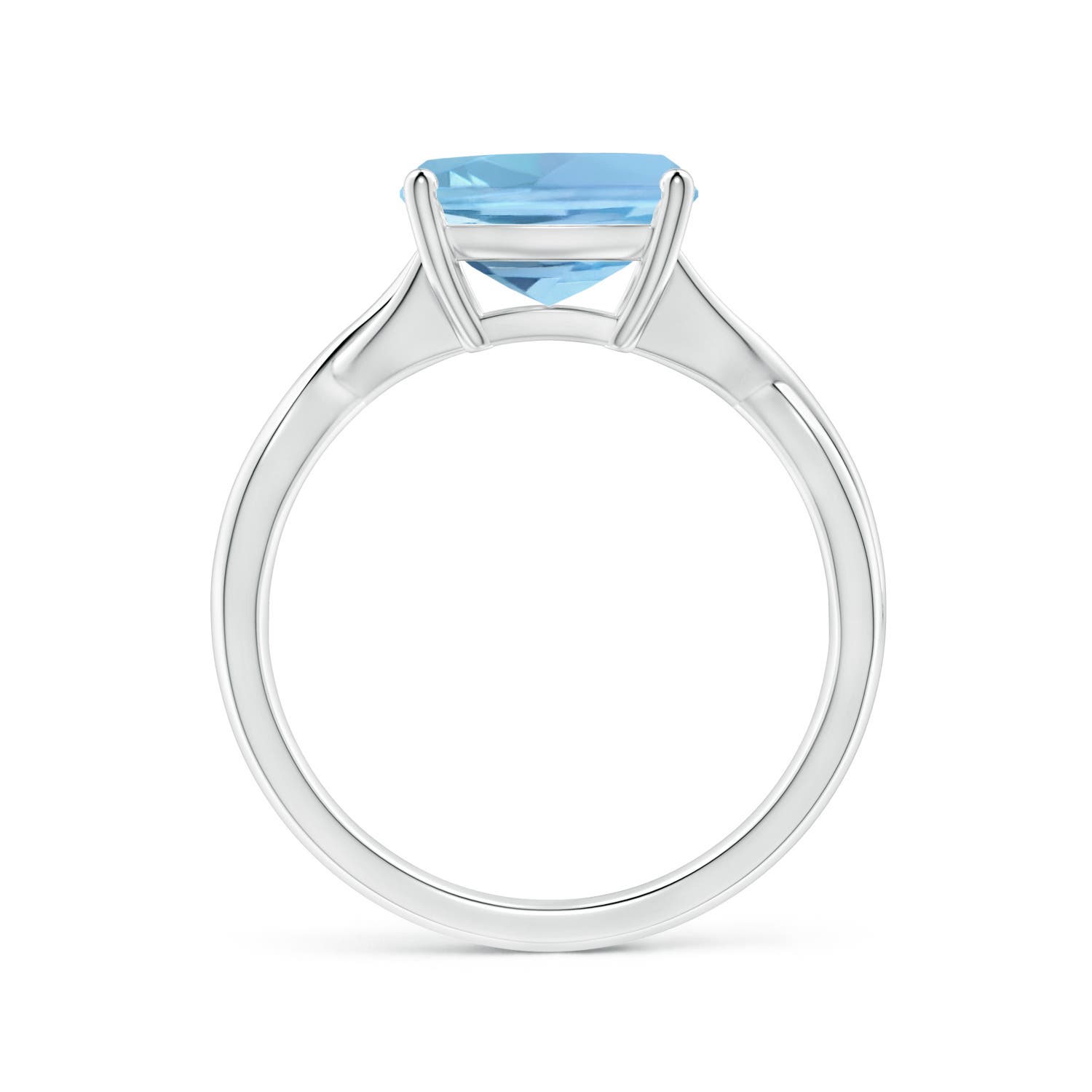 AAAA - Aquamarine / 2.7 CT / 14 KT White Gold