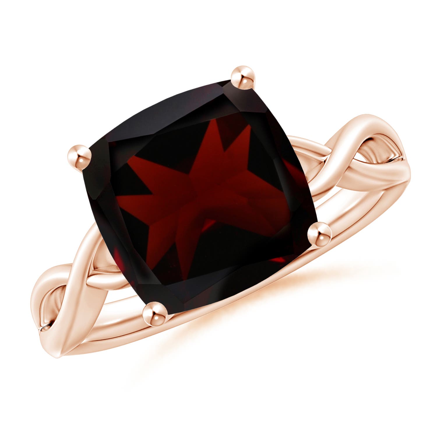 A - Garnet / 4.2 CT / 14 KT Rose Gold