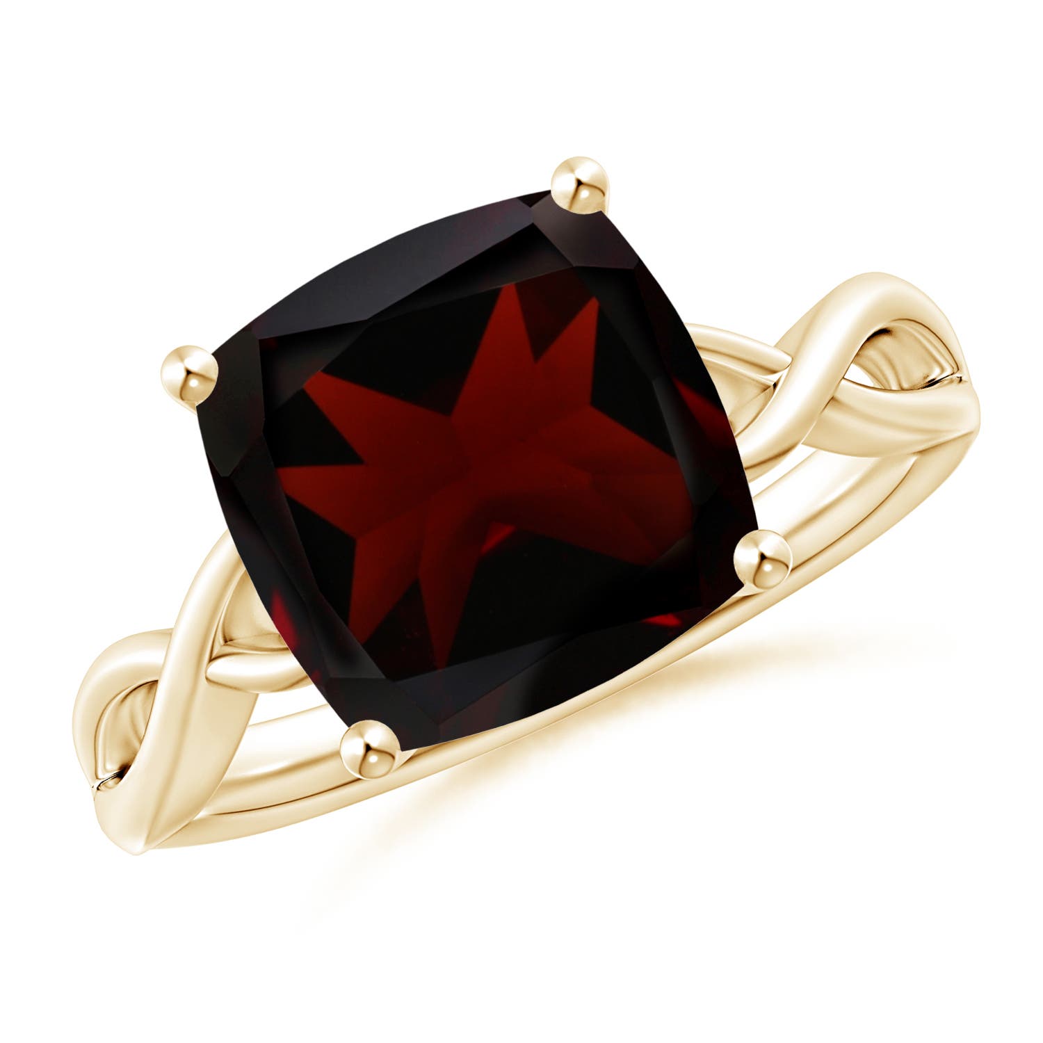 A - Garnet / 4.2 CT / 14 KT Yellow Gold