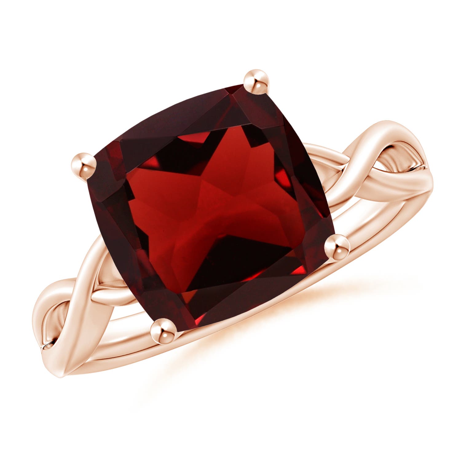 AAA - Garnet / 4.2 CT / 14 KT Rose Gold