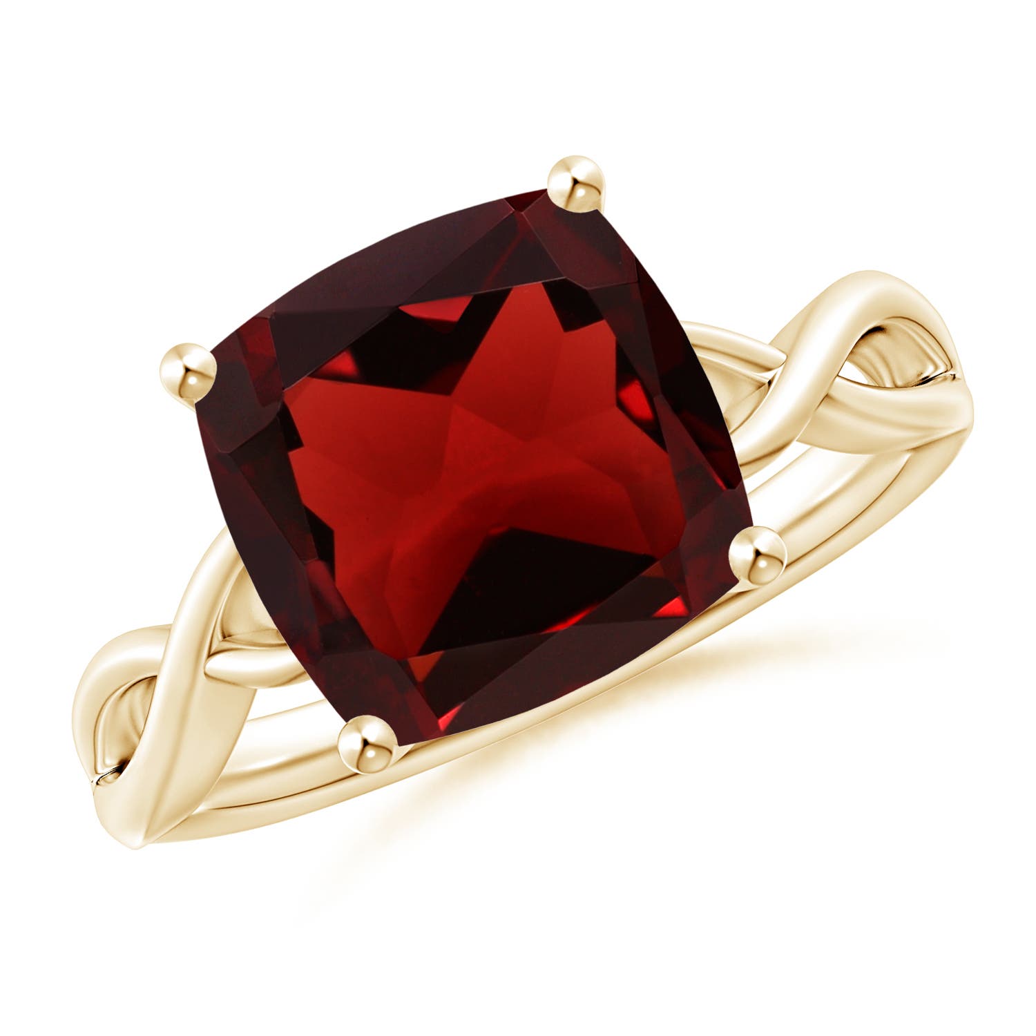 AAA - Garnet / 4.2 CT / 14 KT Yellow Gold