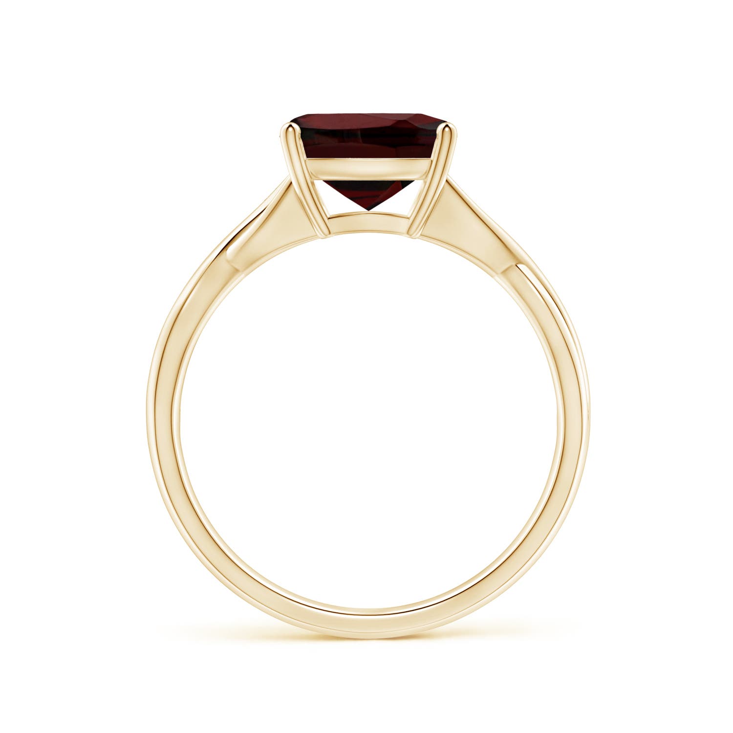 AA - Garnet / 2.5 CT / 14 KT Yellow Gold