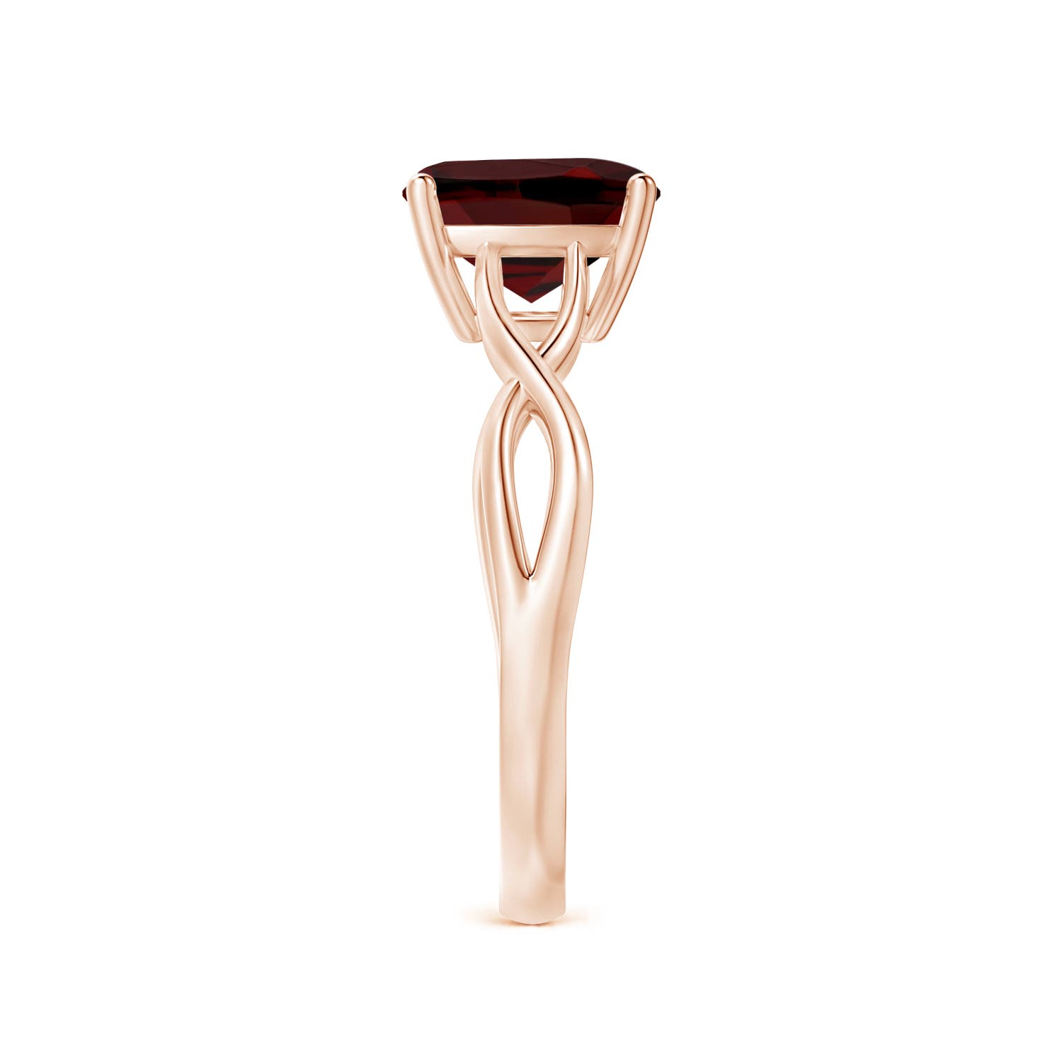 AAA - Garnet / 2.5 CT / 14 KT Rose Gold