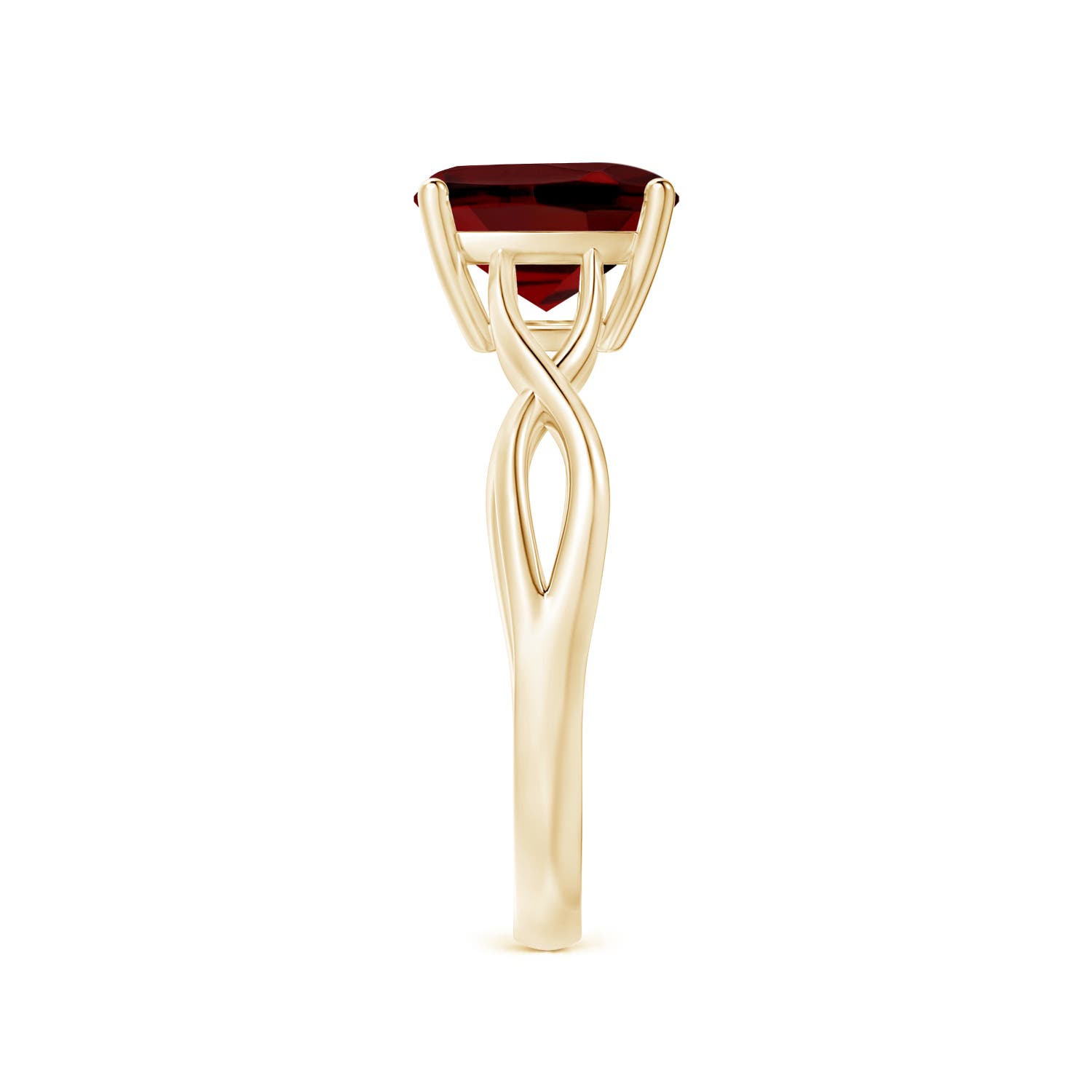 AAAA - Garnet / 2.5 CT / 14 KT Yellow Gold