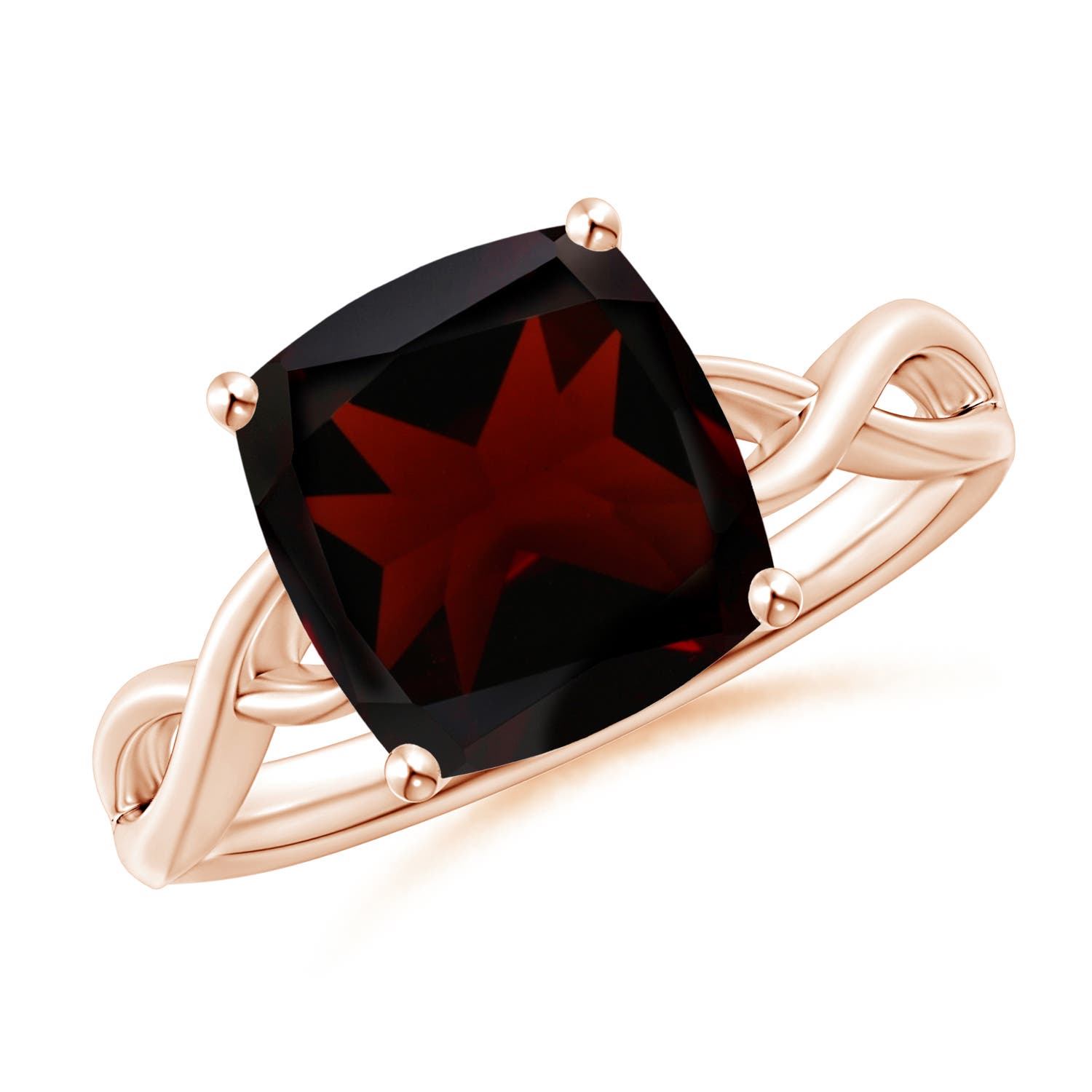 A - Garnet / 3.6 CT / 14 KT Rose Gold