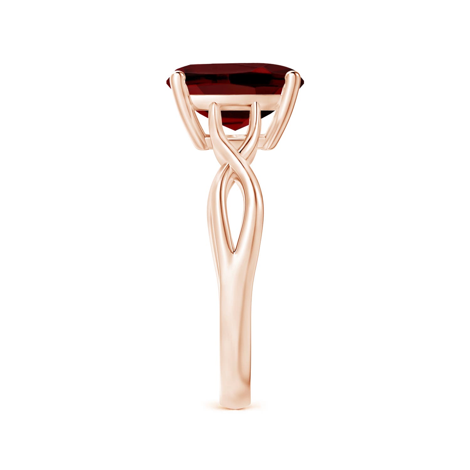 AAAA - Garnet / 3.6 CT / 14 KT Rose Gold