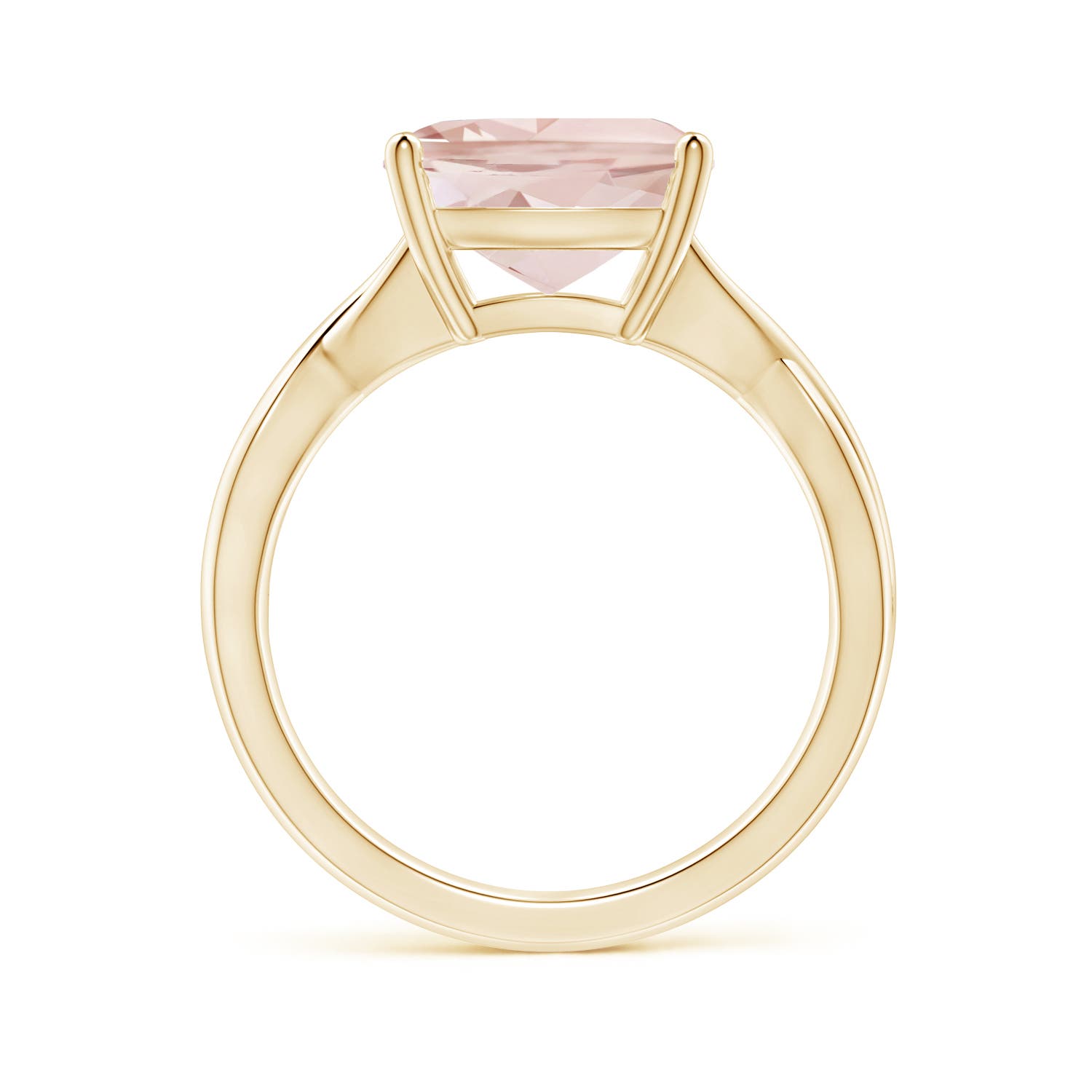 A - Morganite / 3.7 CT / 14 KT Yellow Gold