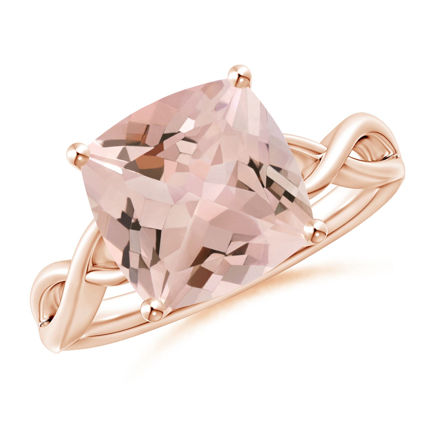 AA - Morganite / 3.7 CT / 14 KT Rose Gold