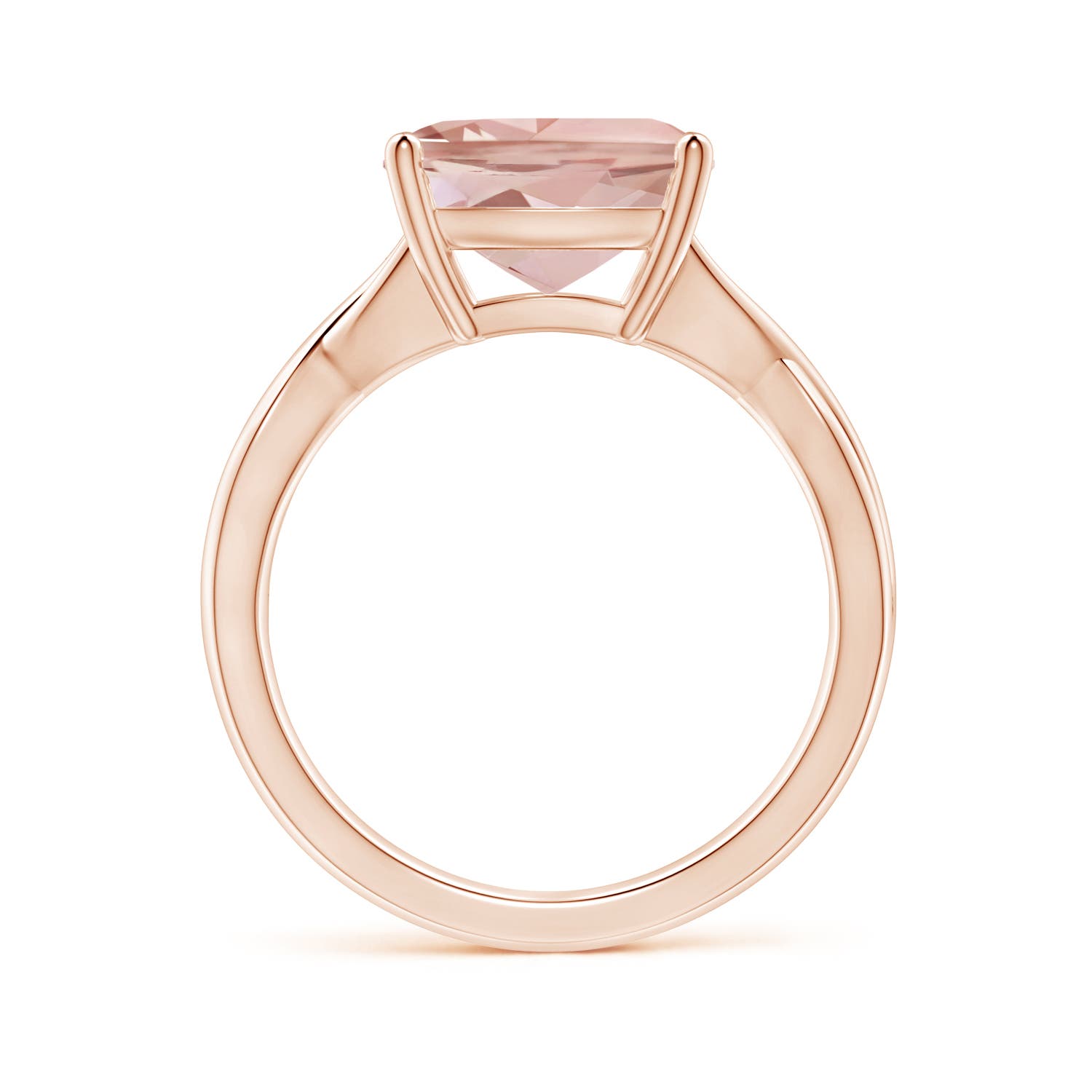 AAA - Morganite / 3.7 CT / 14 KT Rose Gold