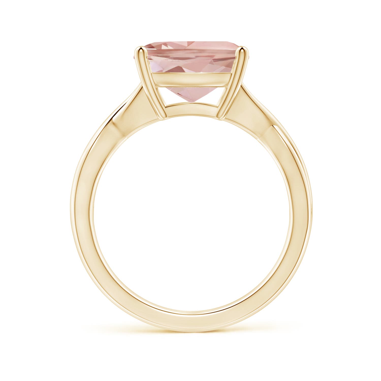 AAA - Morganite / 3.7 CT / 14 KT Yellow Gold