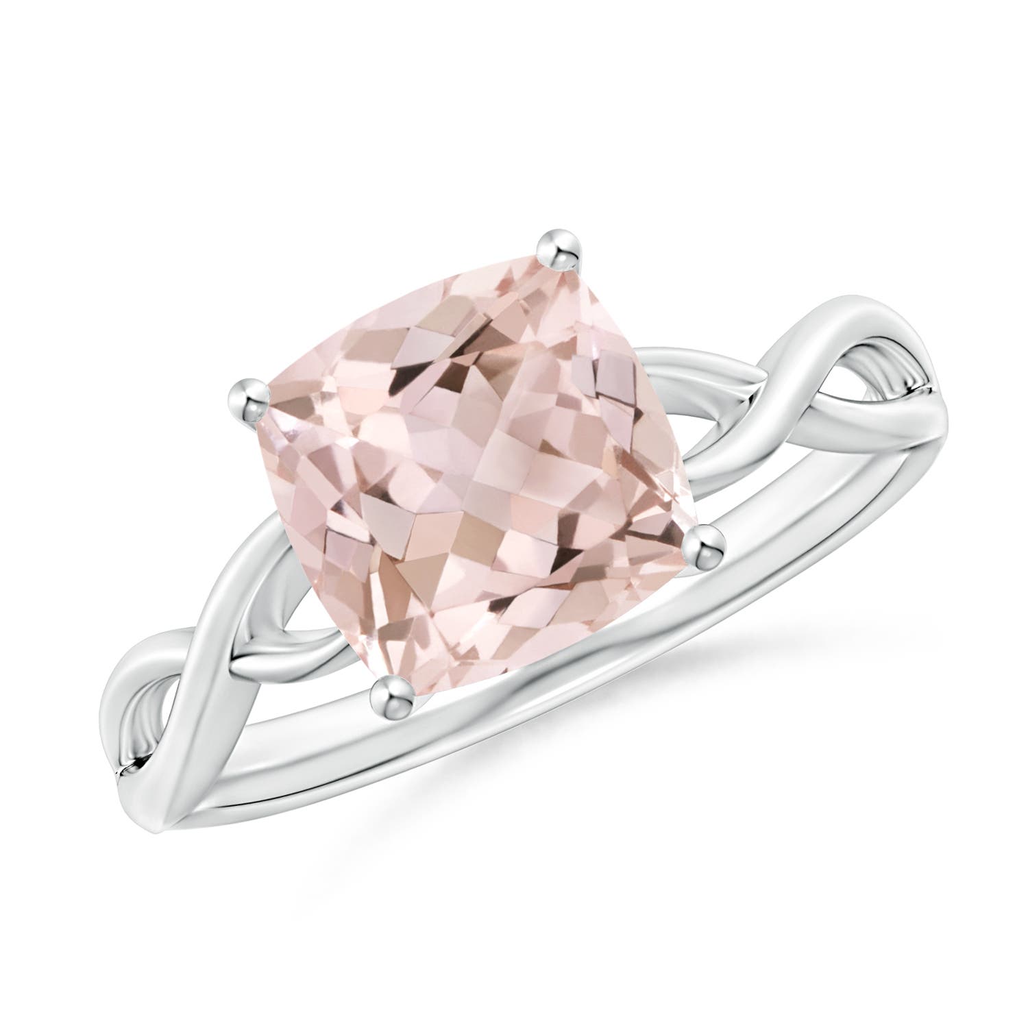 A - Morganite / 1.8 CT / 14 KT White Gold