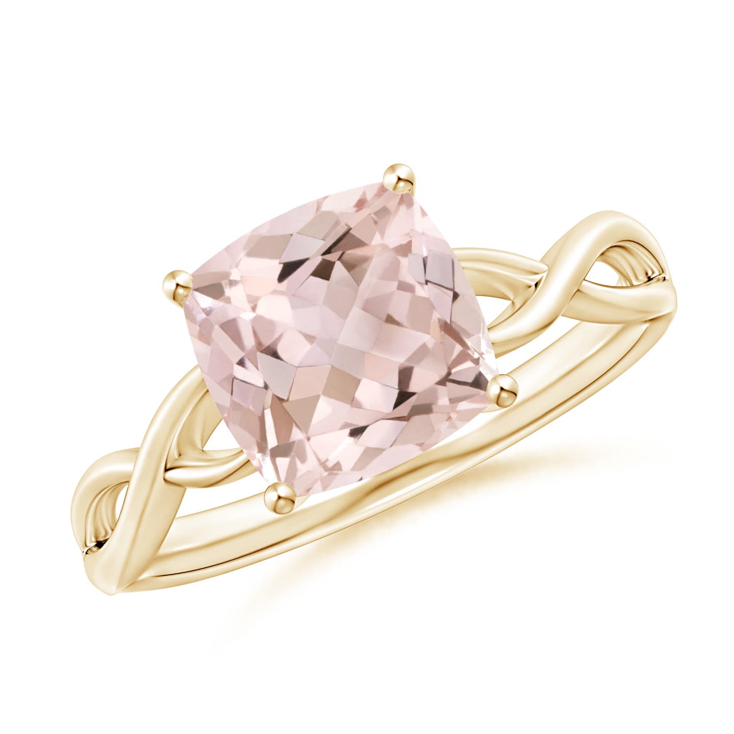 A - Morganite / 1.8 CT / 14 KT Yellow Gold