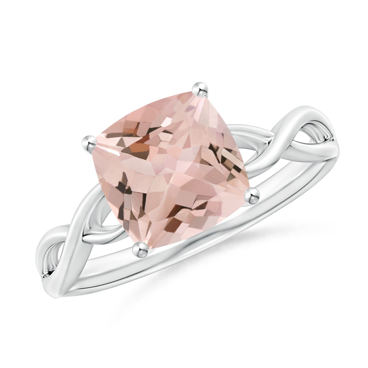 AA - Morganite / 1.8 CT / 14 KT White Gold