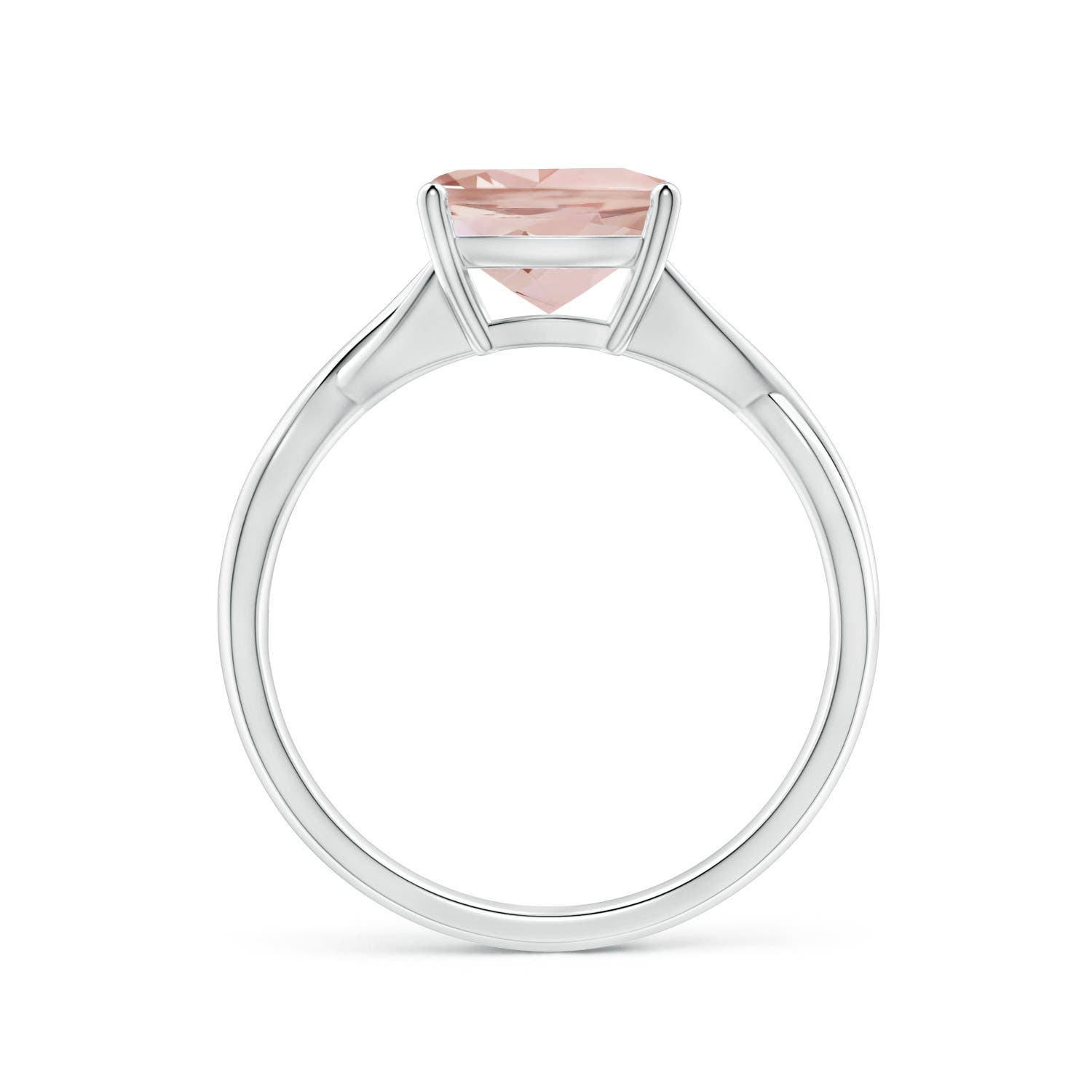 AA - Morganite / 1.8 CT / 14 KT White Gold