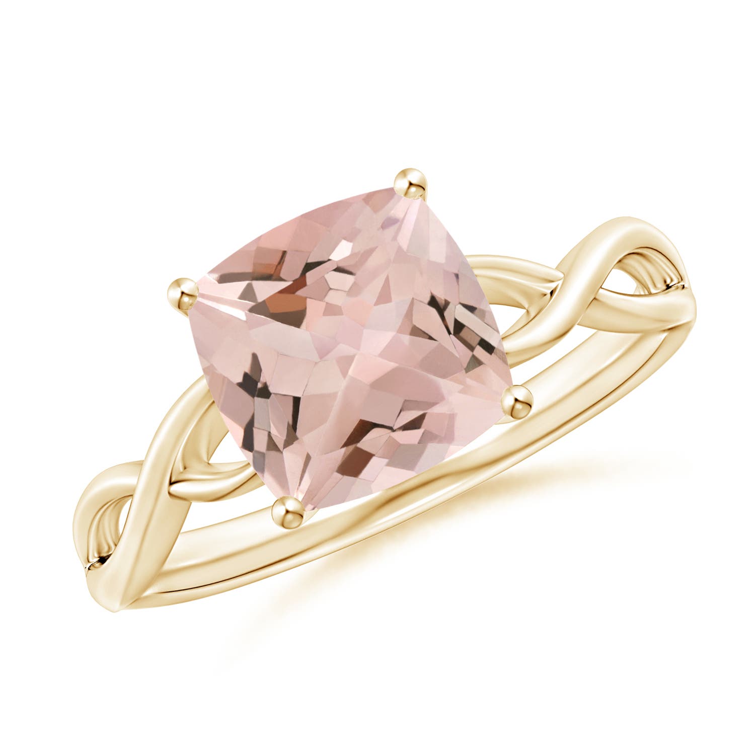 AA - Morganite / 1.8 CT / 14 KT Yellow Gold