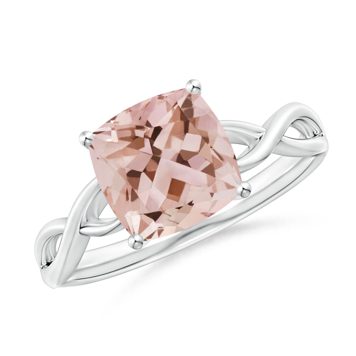 AAA - Morganite / 1.8 CT / 14 KT White Gold