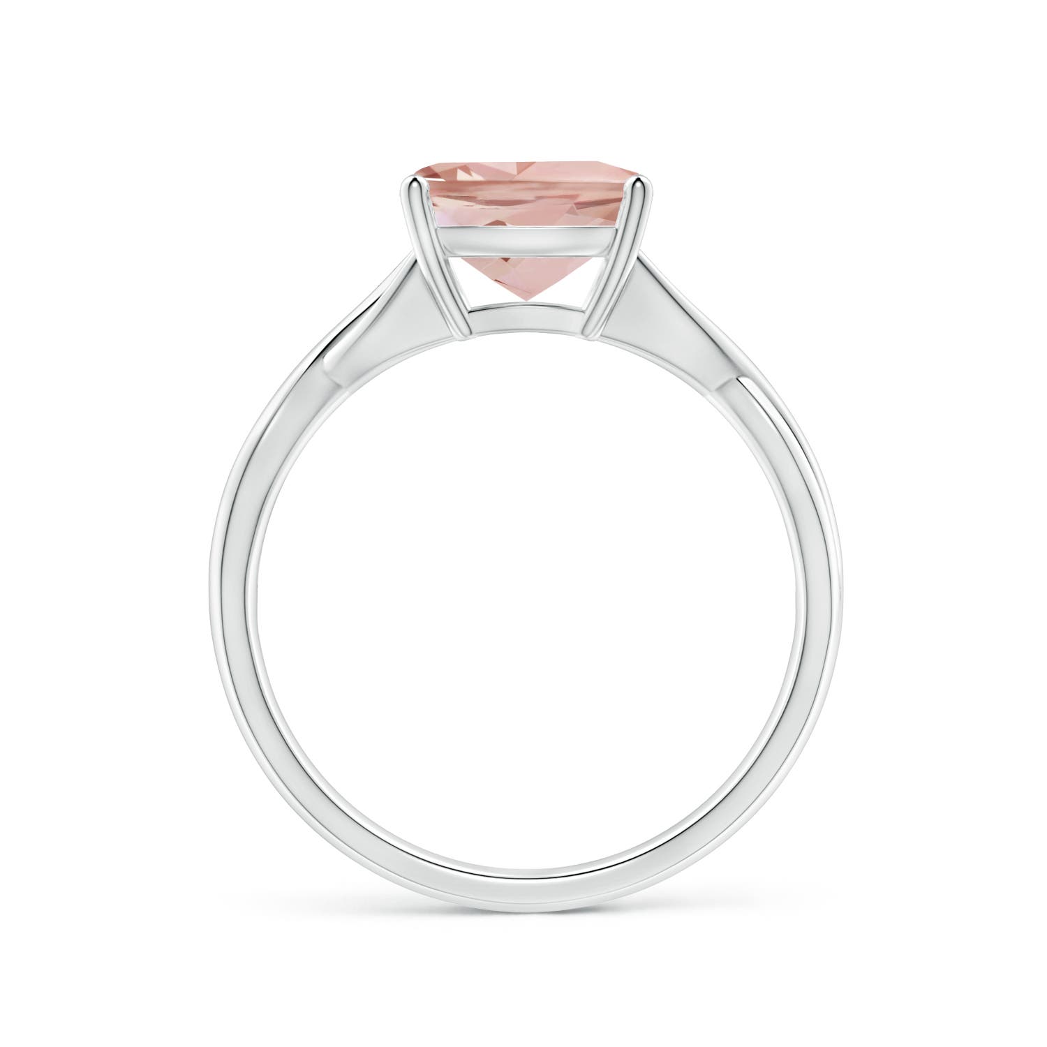 AAA - Morganite / 1.8 CT / 14 KT White Gold