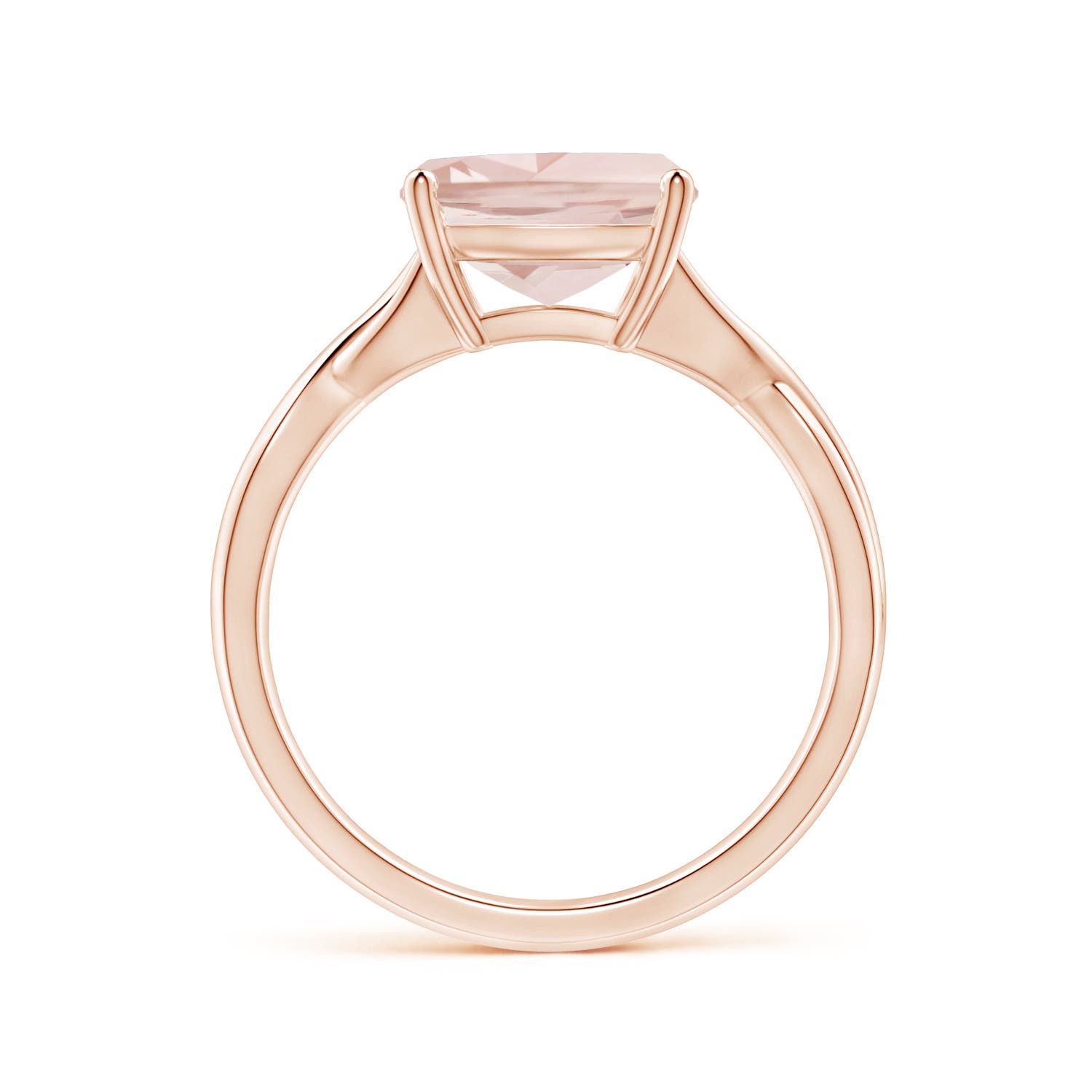 A - Morganite / 2.7 CT / 14 KT Rose Gold