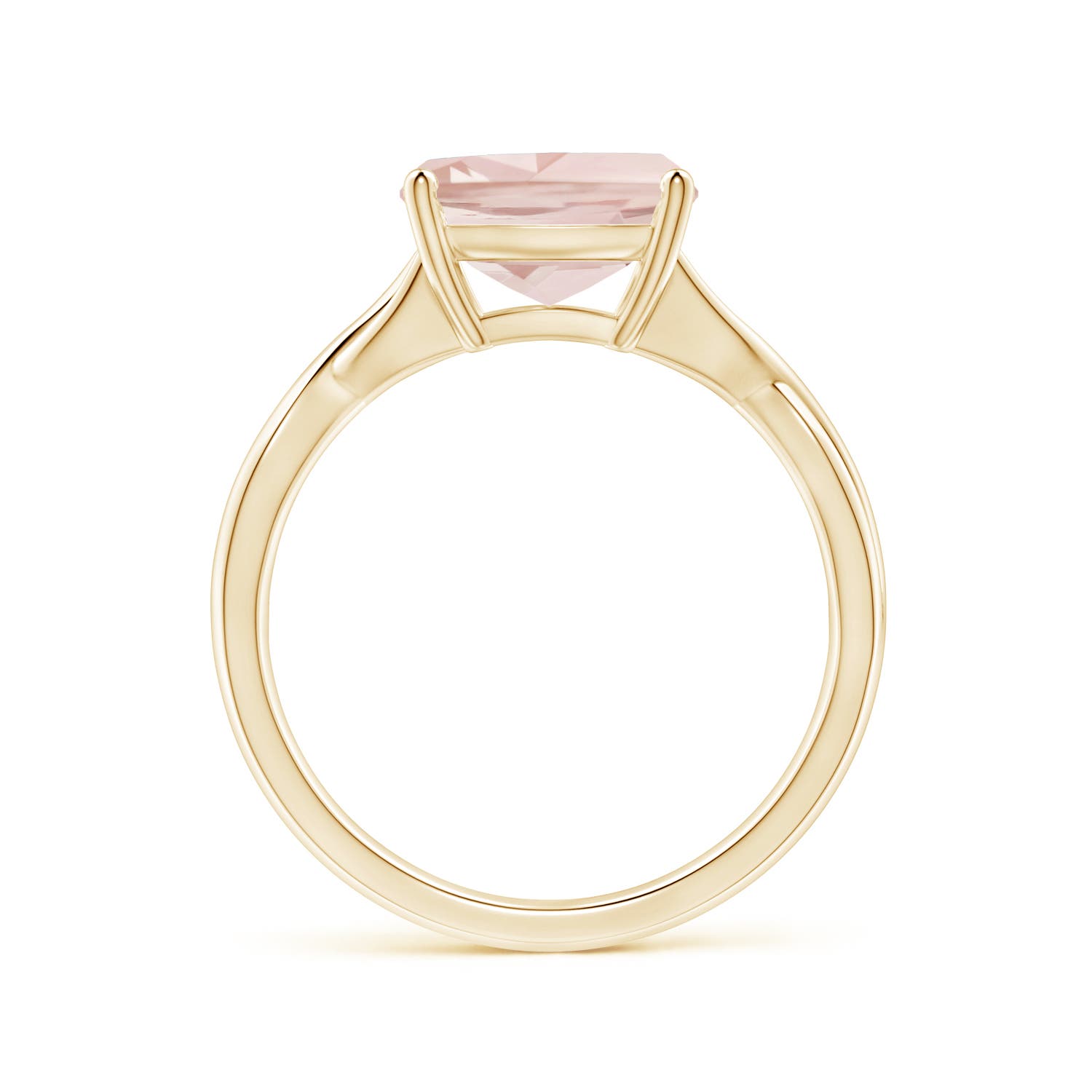 A - Morganite / 2.7 CT / 14 KT Yellow Gold